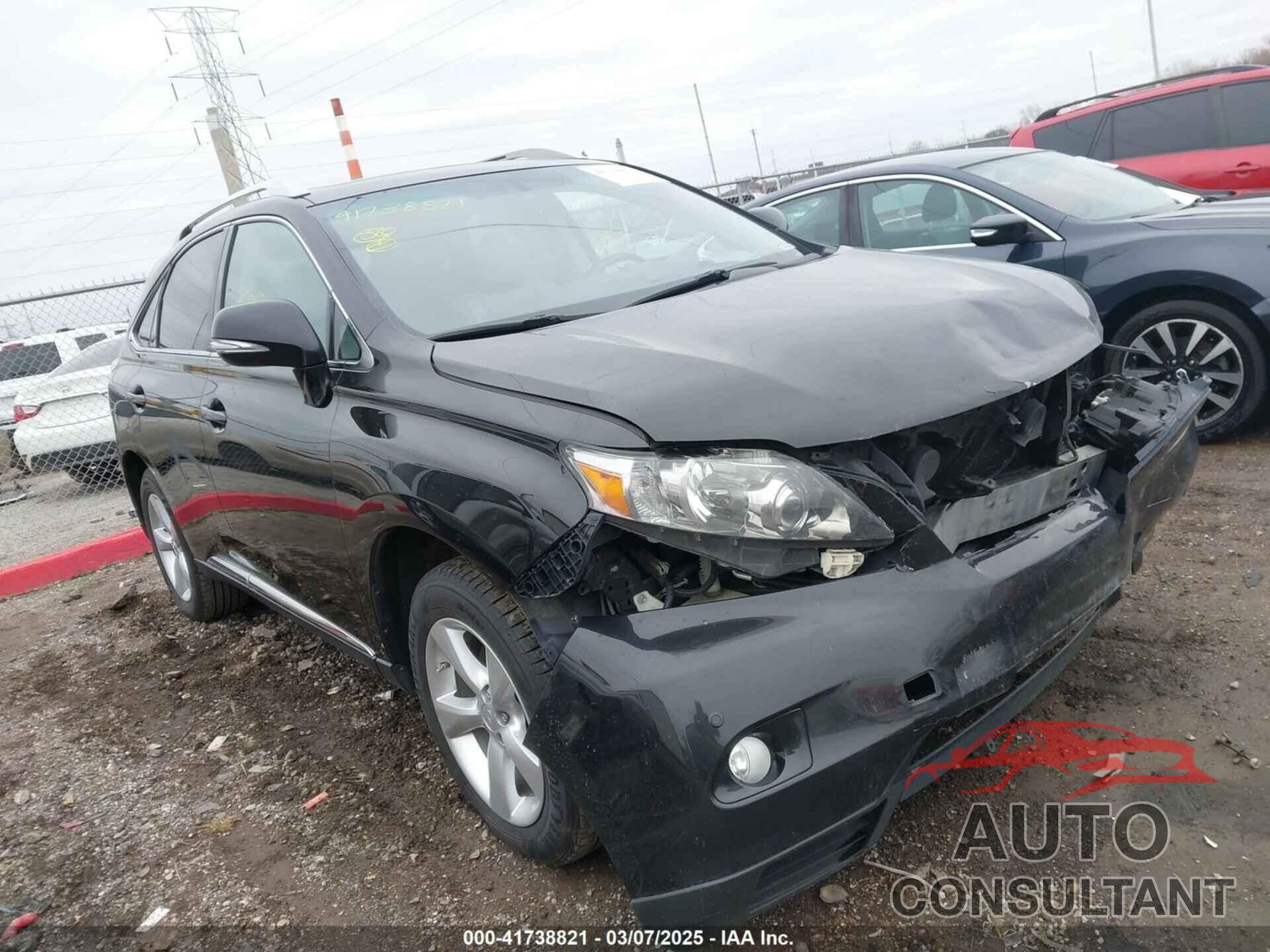 LEXUS RX 350 2011 - 2T2BK1BA0BC098210