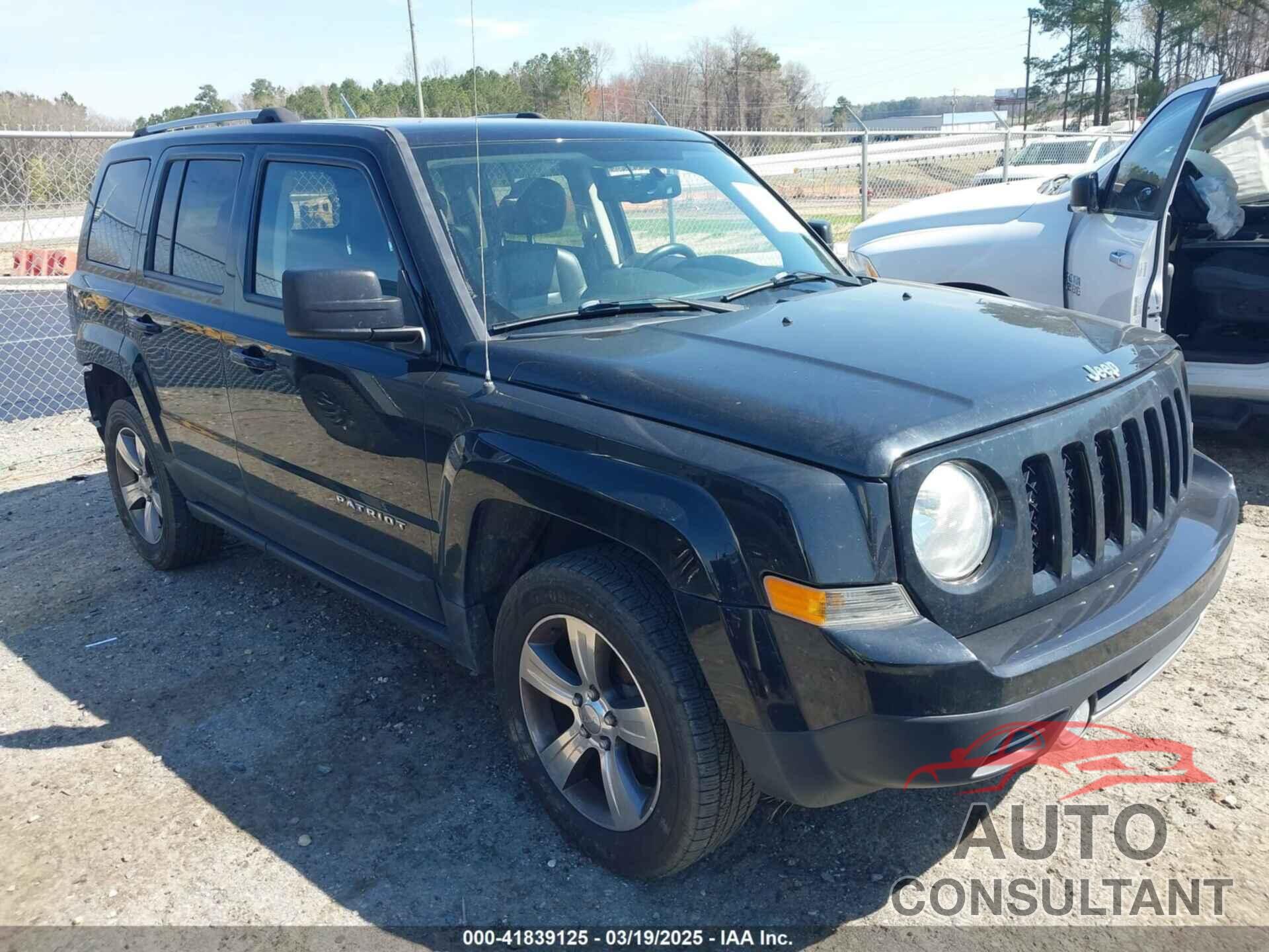 JEEP PATRIOT 2016 - 1C4NJRFBXGD658427