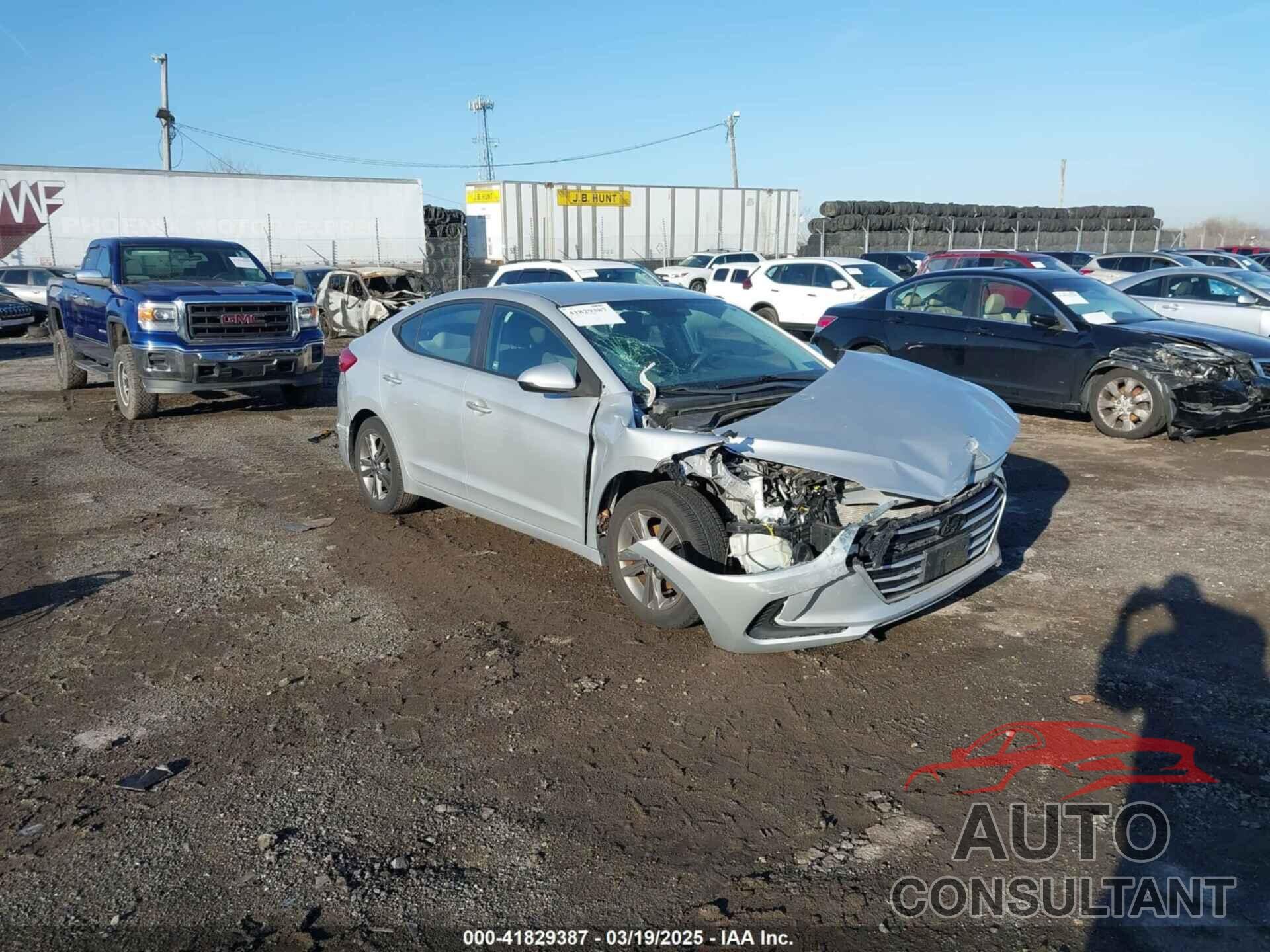 HYUNDAI ELANTRA 2018 - 5NPD84LF0JH258721