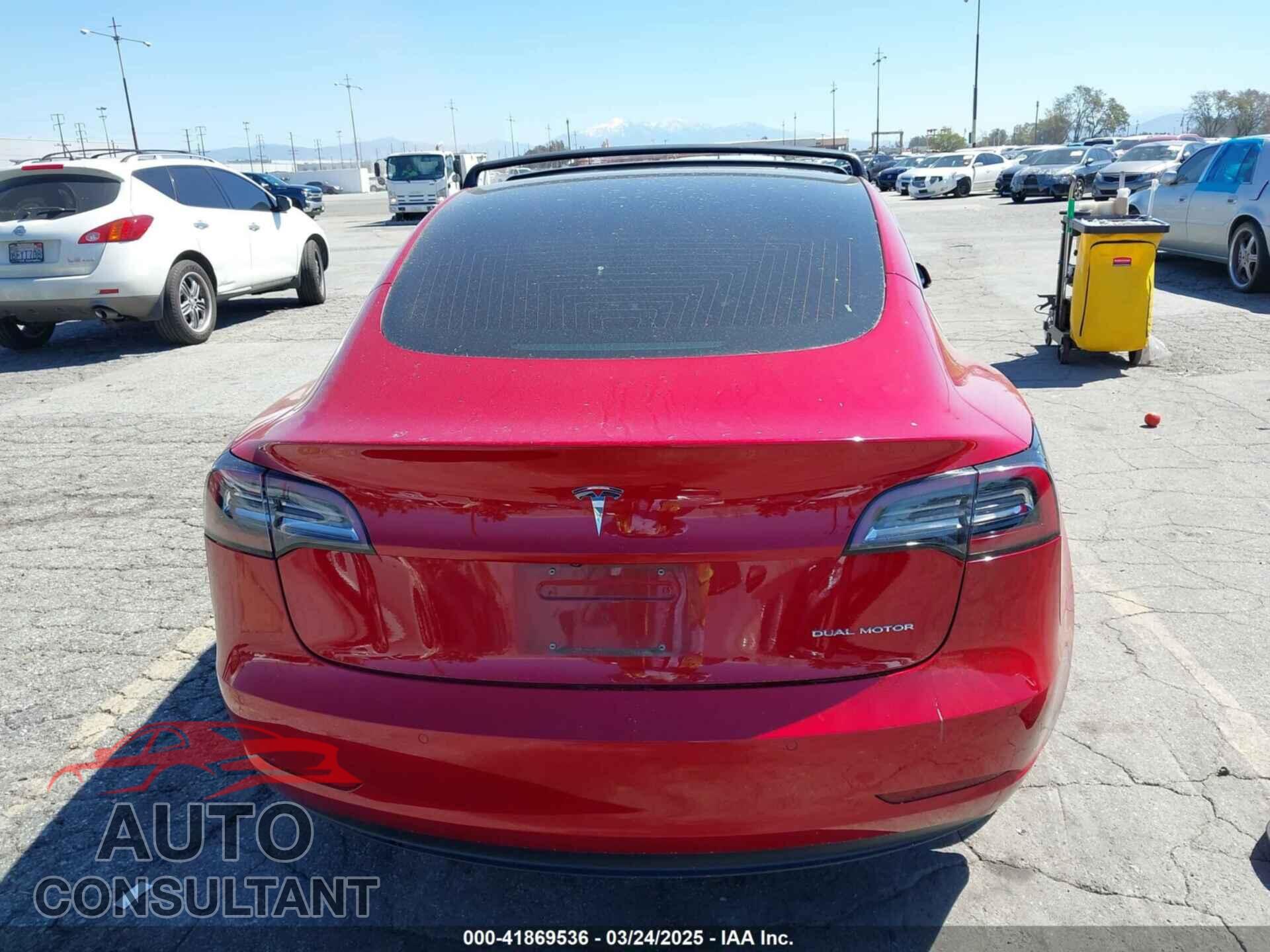 TESLA MODEL 3 2018 - 5YJ3E1EB4JF122412
