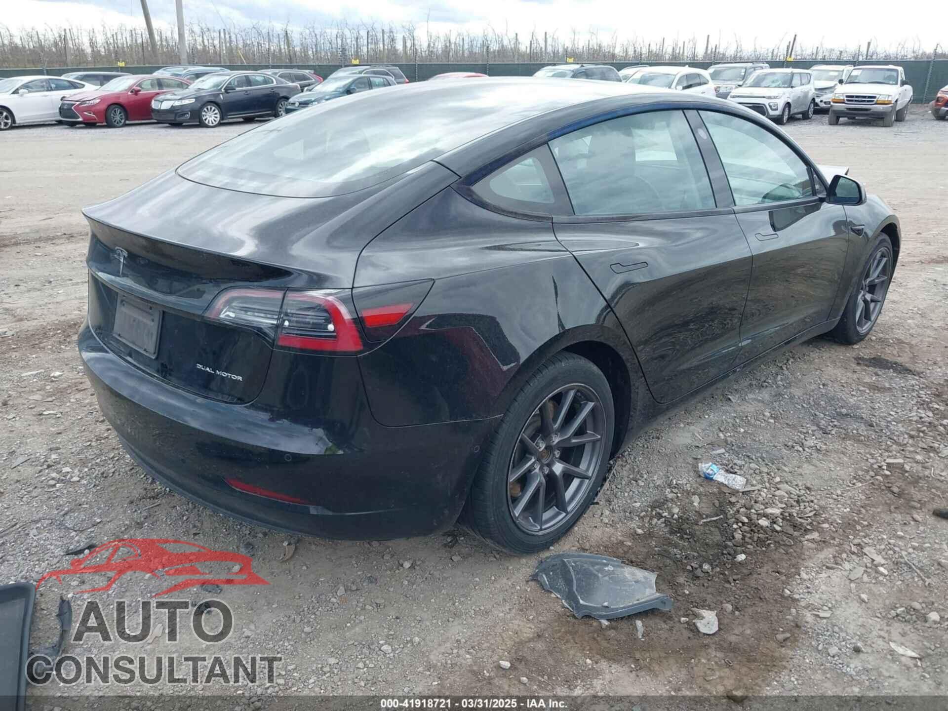 TESLA MODEL 3 2021 - 5YJ3E1EB4MF012822