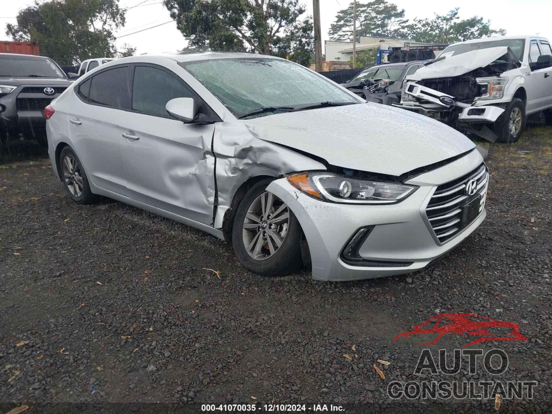 HYUNDAI ELANTRA 2017 - 5NPD84LF8HH135534