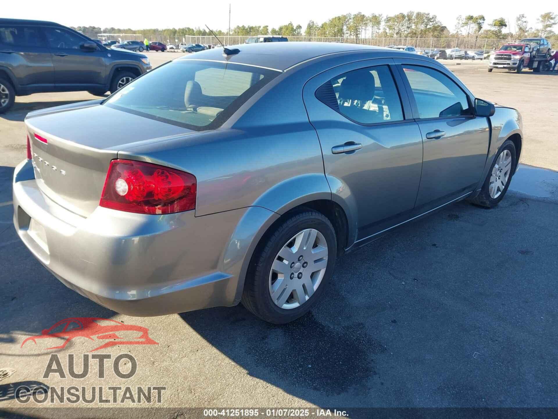 DODGE AVENGER 2013 - 1C3CDZAB2DN615541