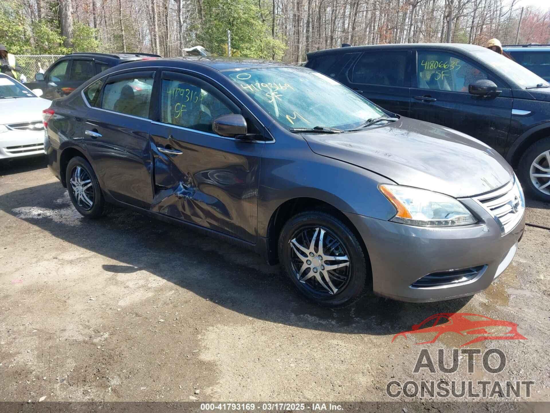NISSAN SENTRA 2014 - 3N1AB7AP8EL614794
