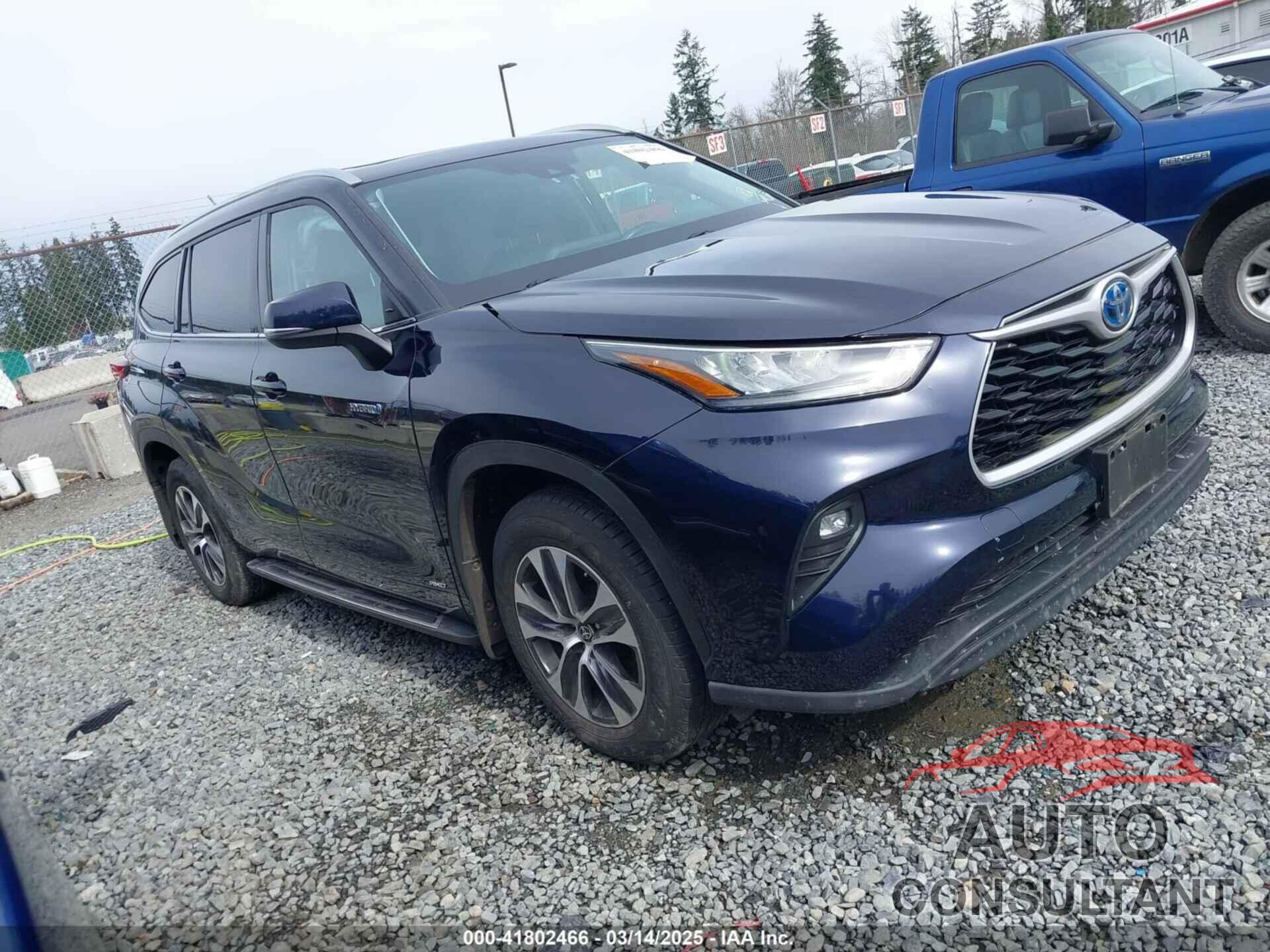 TOYOTA HIGHLANDER 2020 - 5TDHBRCH9LS505734