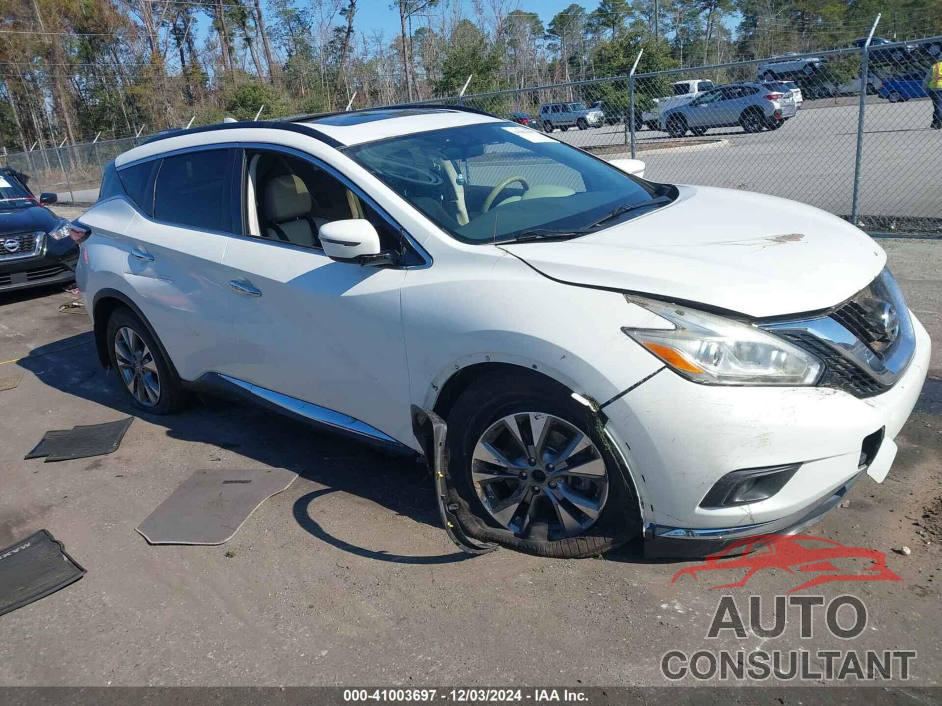 NISSAN MURANO 2016 - 5N1AZ2MGXGN153877