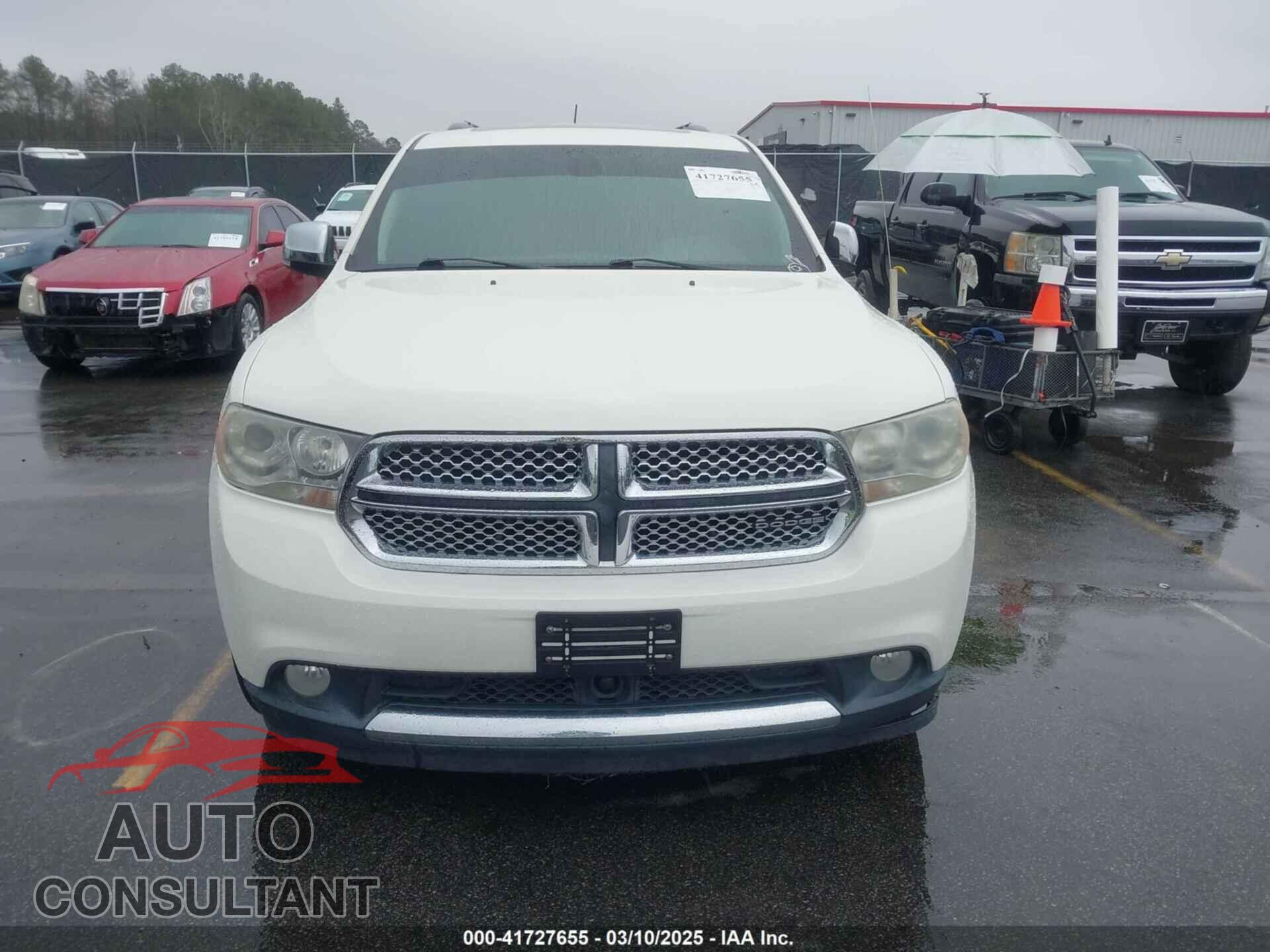 DODGE DURANGO 2011 - 1D4RD5GGXBC653192