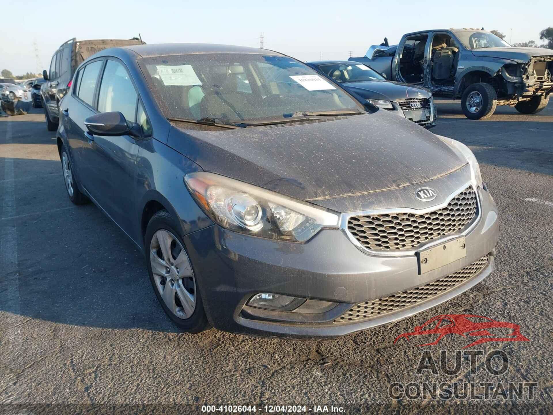 KIA FORTE 2016 - KNAFK5A81G5593903