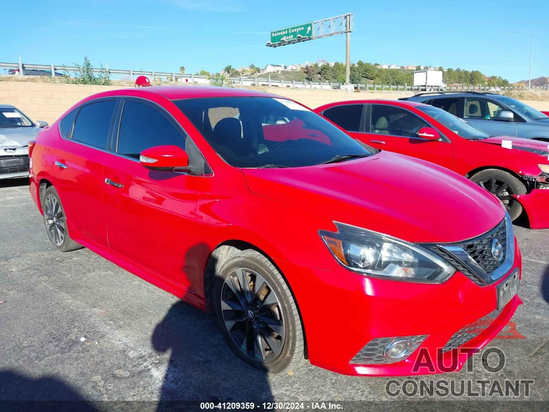 NISSAN SENTRA 2019 - 3N1AB7AP7KY354483