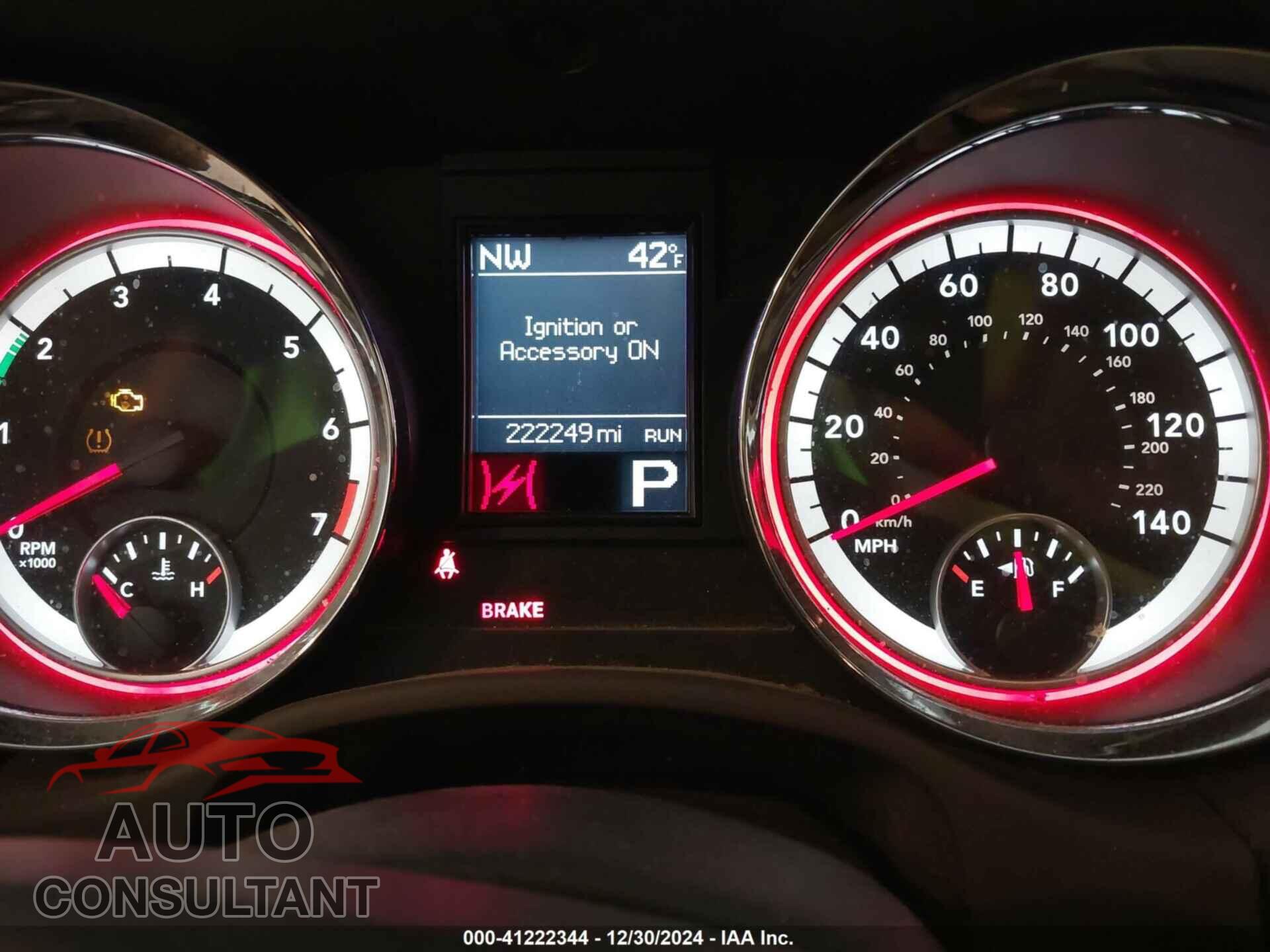 DODGE DURANGO 2012 - 1C4RDJDG4CC337749