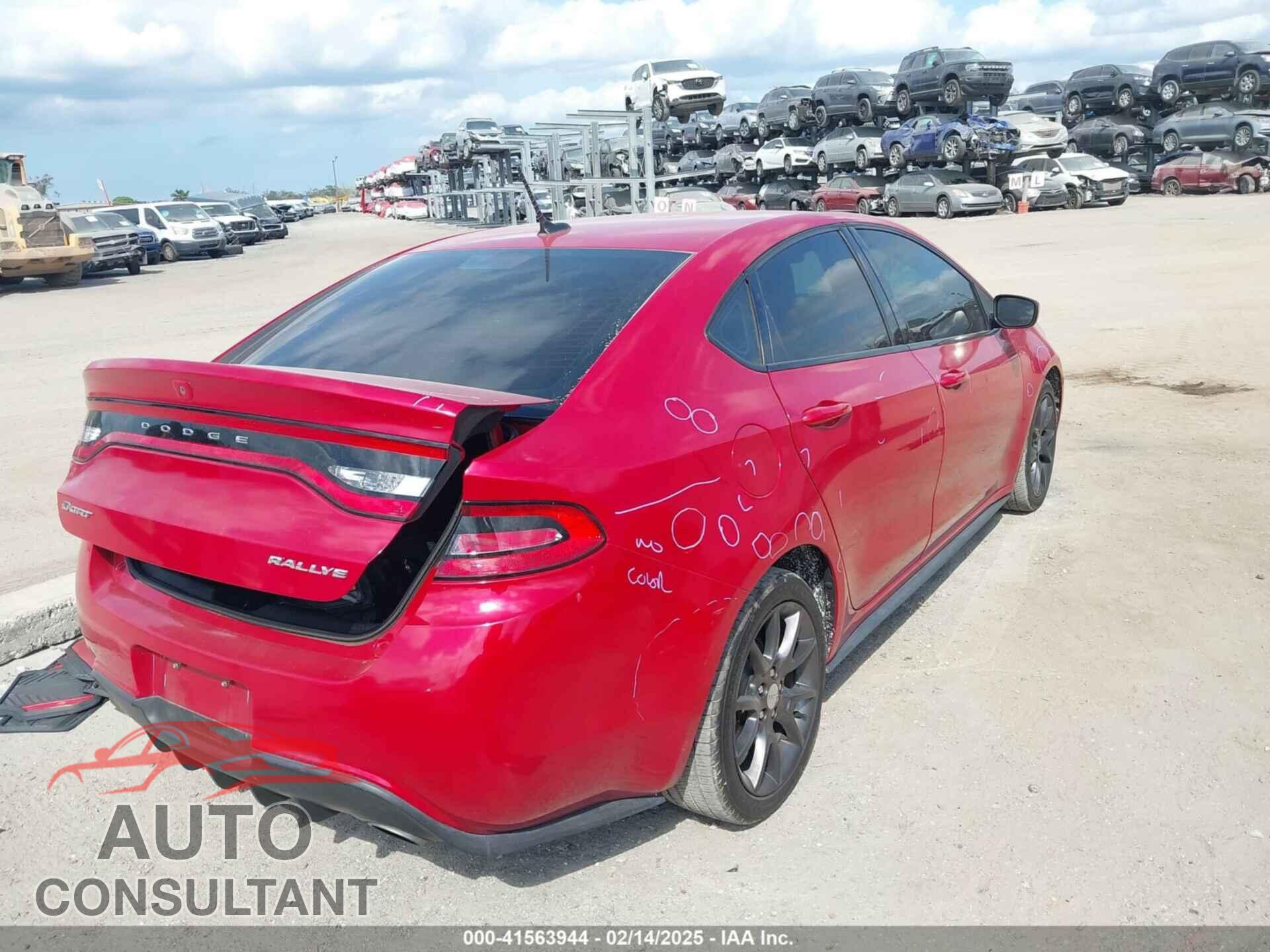 DODGE DART 2015 - 1C3CDFBB1FD415207