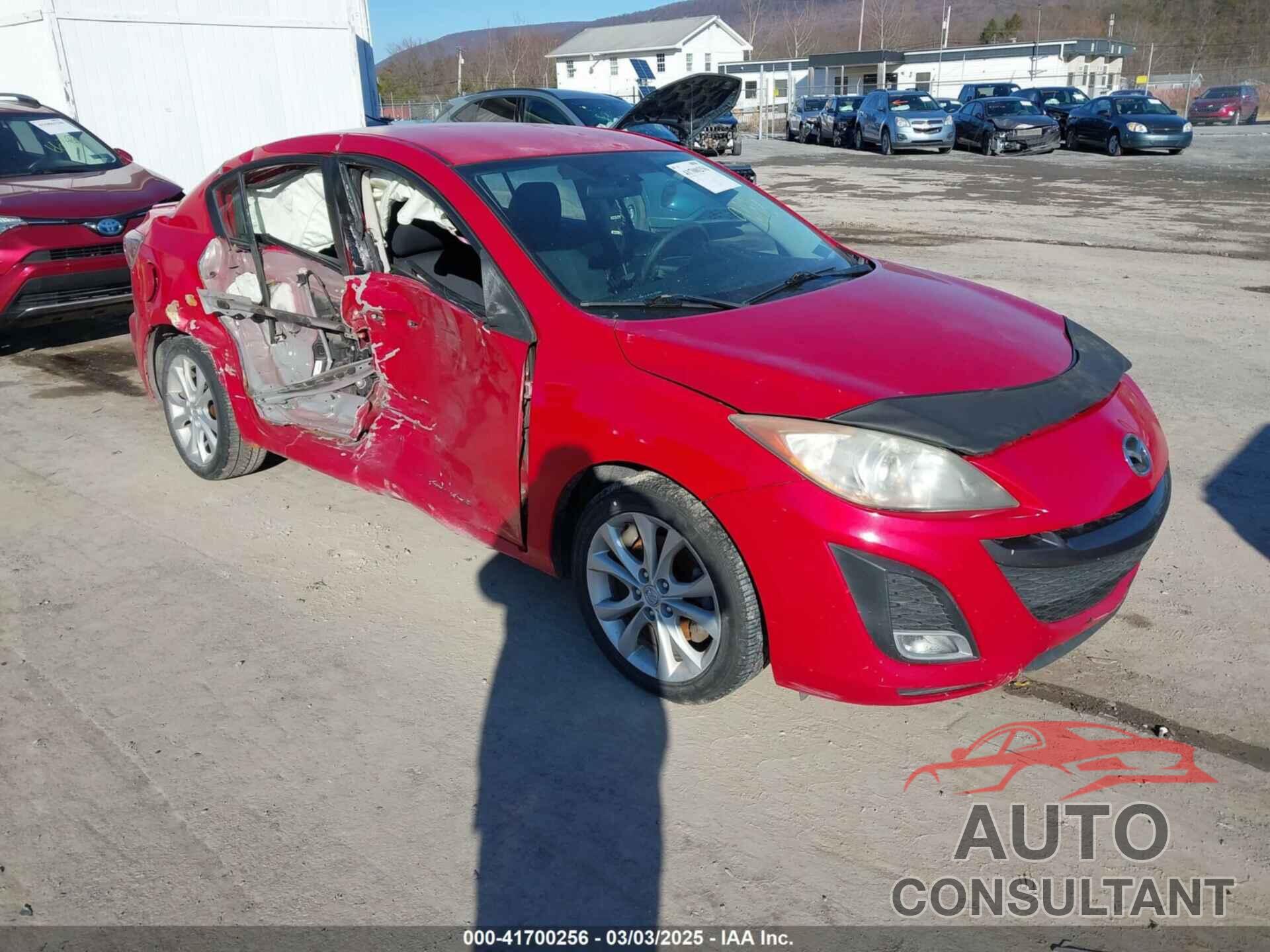 MAZDA MAZDA3 2010 - JM1BL1S69A1249612