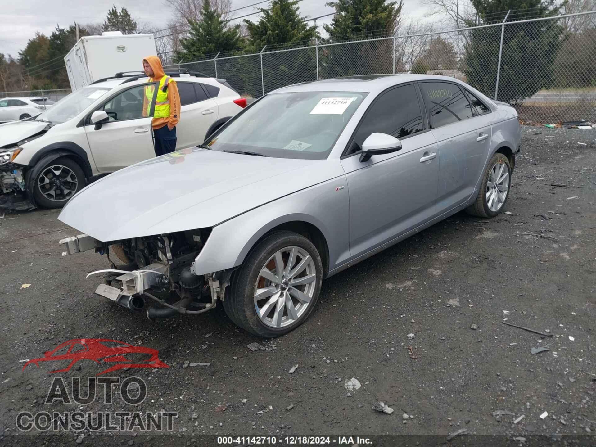 AUDI A4 2018 - WAUKMAF49JA099262