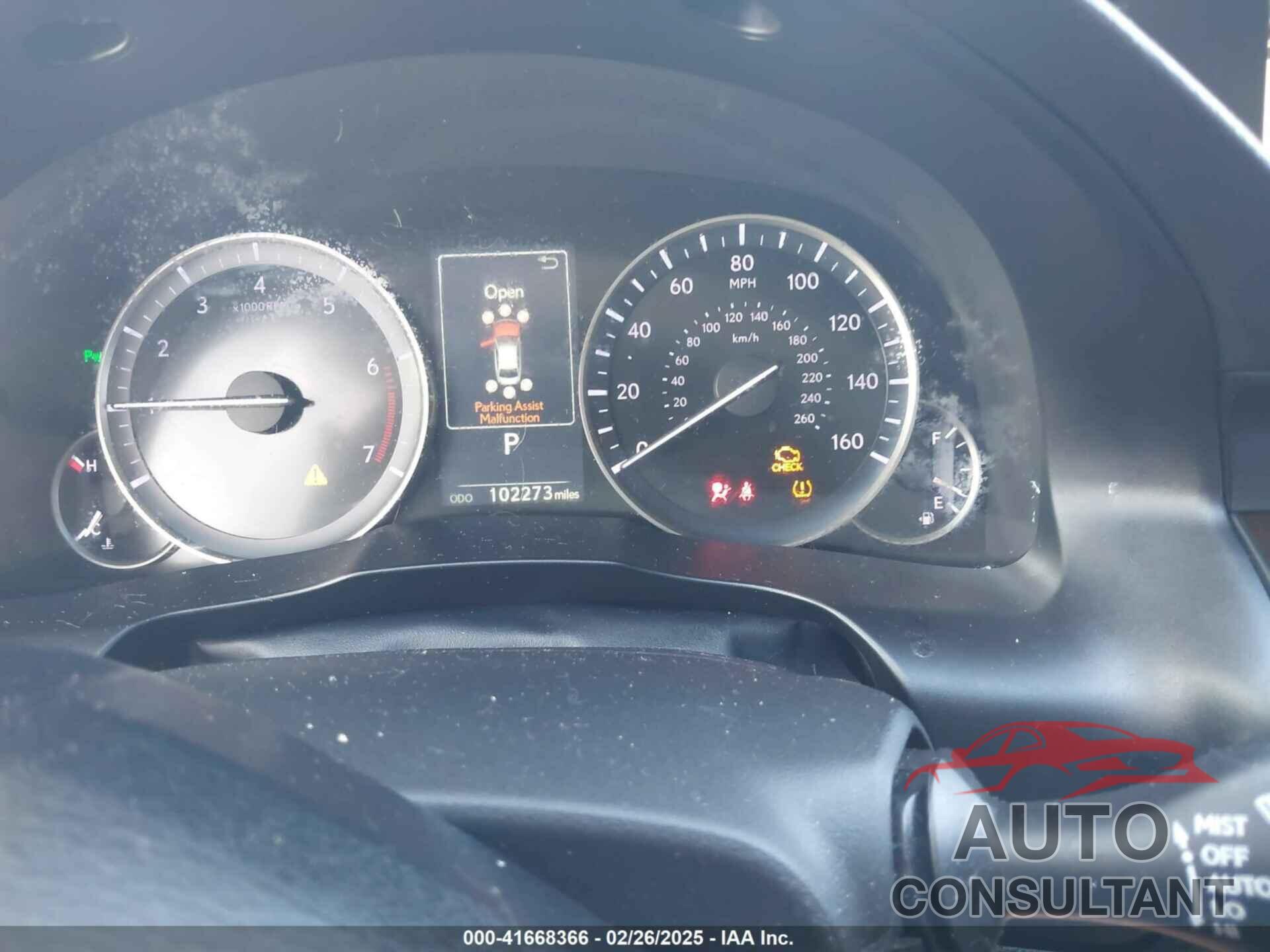 LEXUS ES 2016 - 58ABK1GG8GU013954