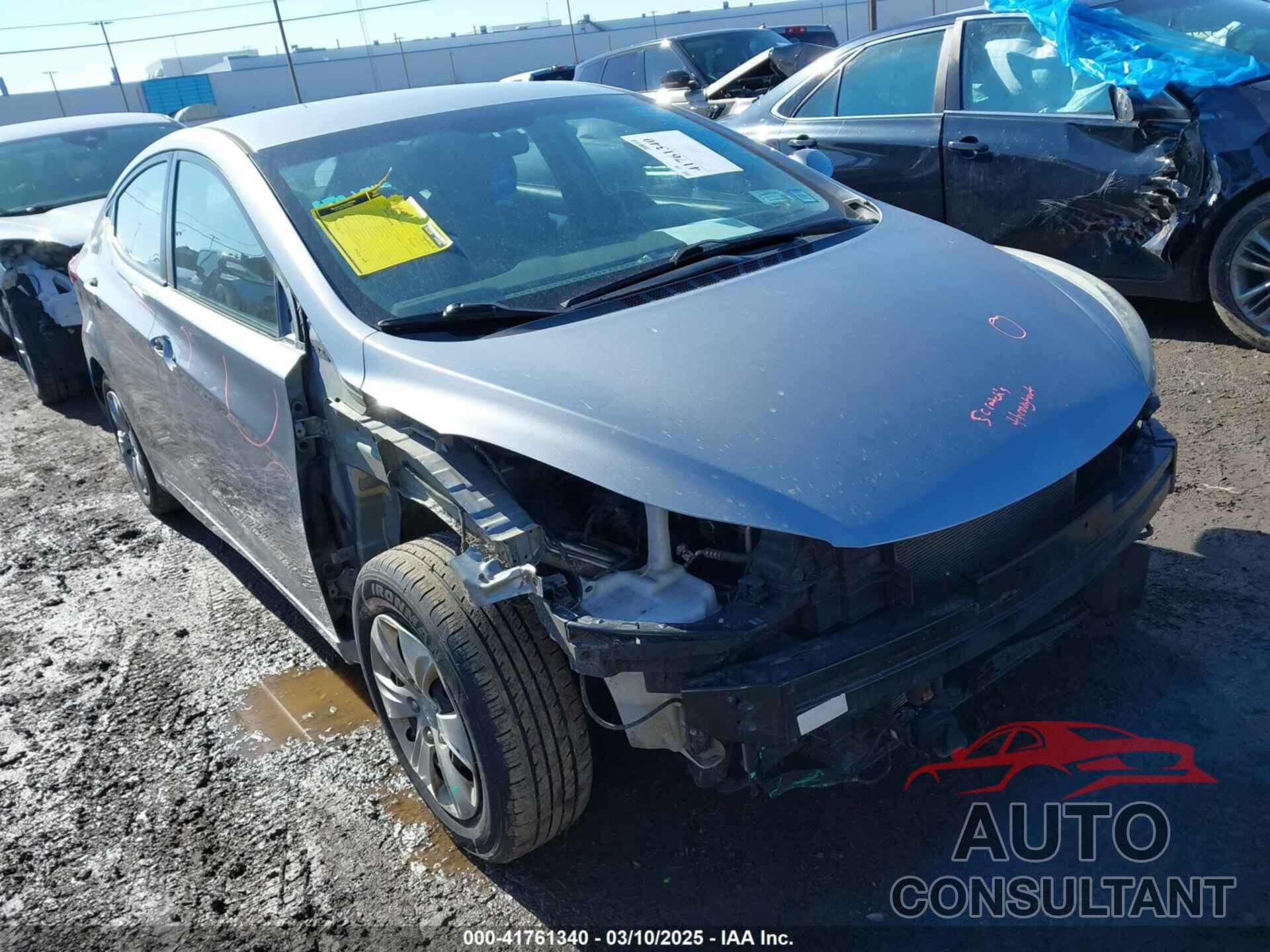 HYUNDAI ELANTRA 2016 - 5NPDH4AE8GH771072