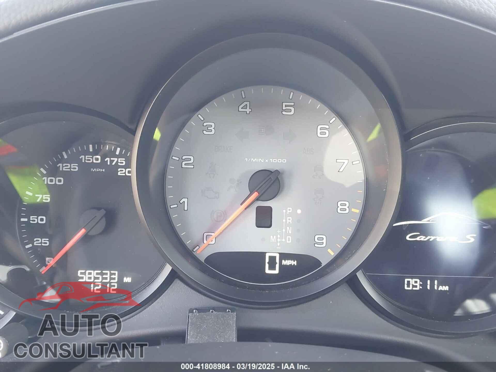 PORSCHE 911 2012 - WP0AB2A93CS120200
