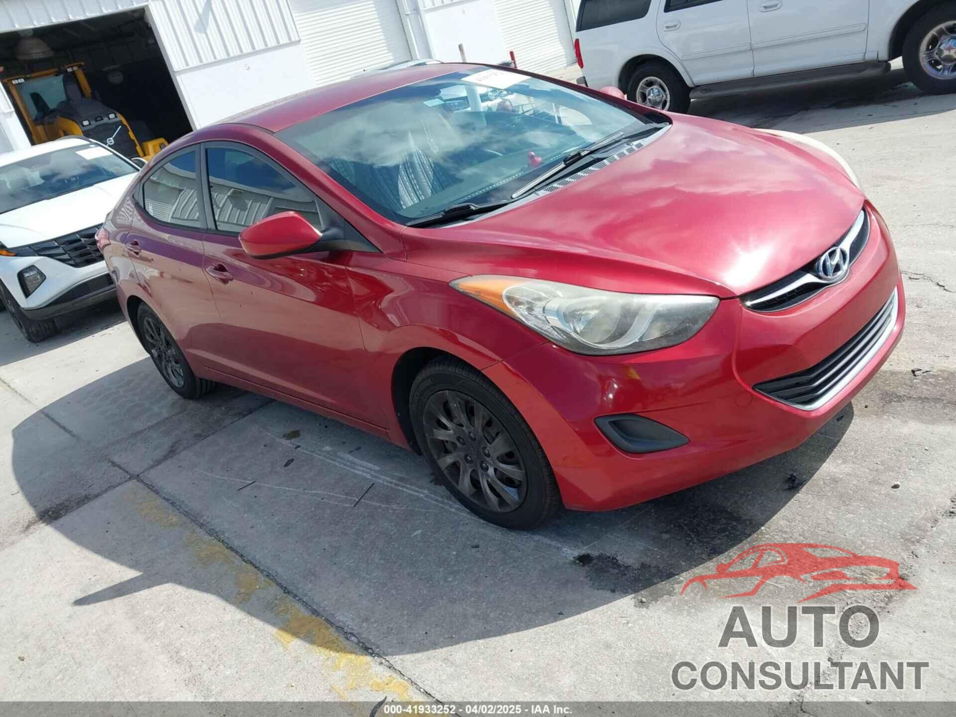 HYUNDAI ELANTRA 2012 - KMHDH4AE8CU466814