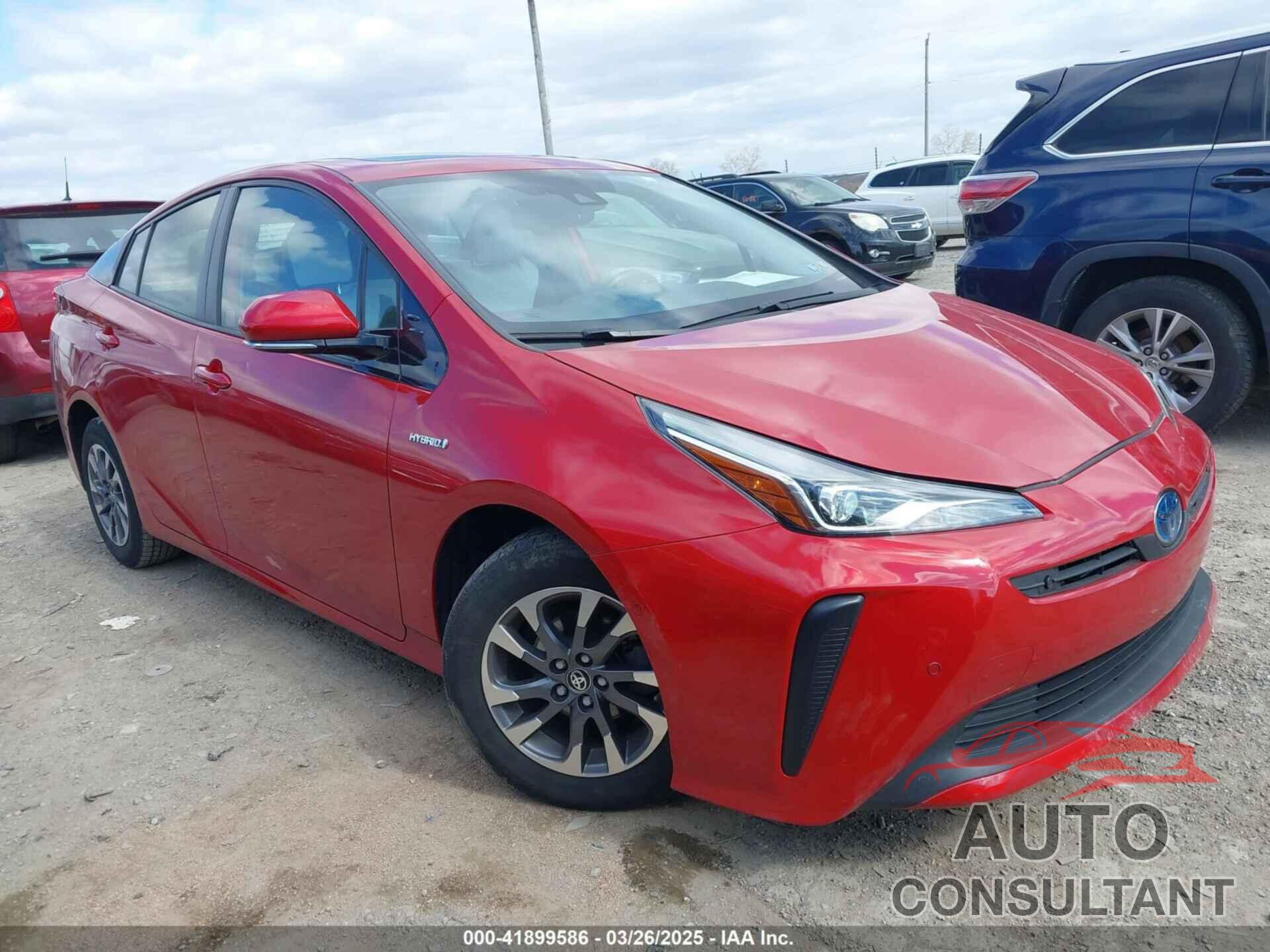 TOYOTA PRIUS 2019 - JTDKARFU2K3089754
