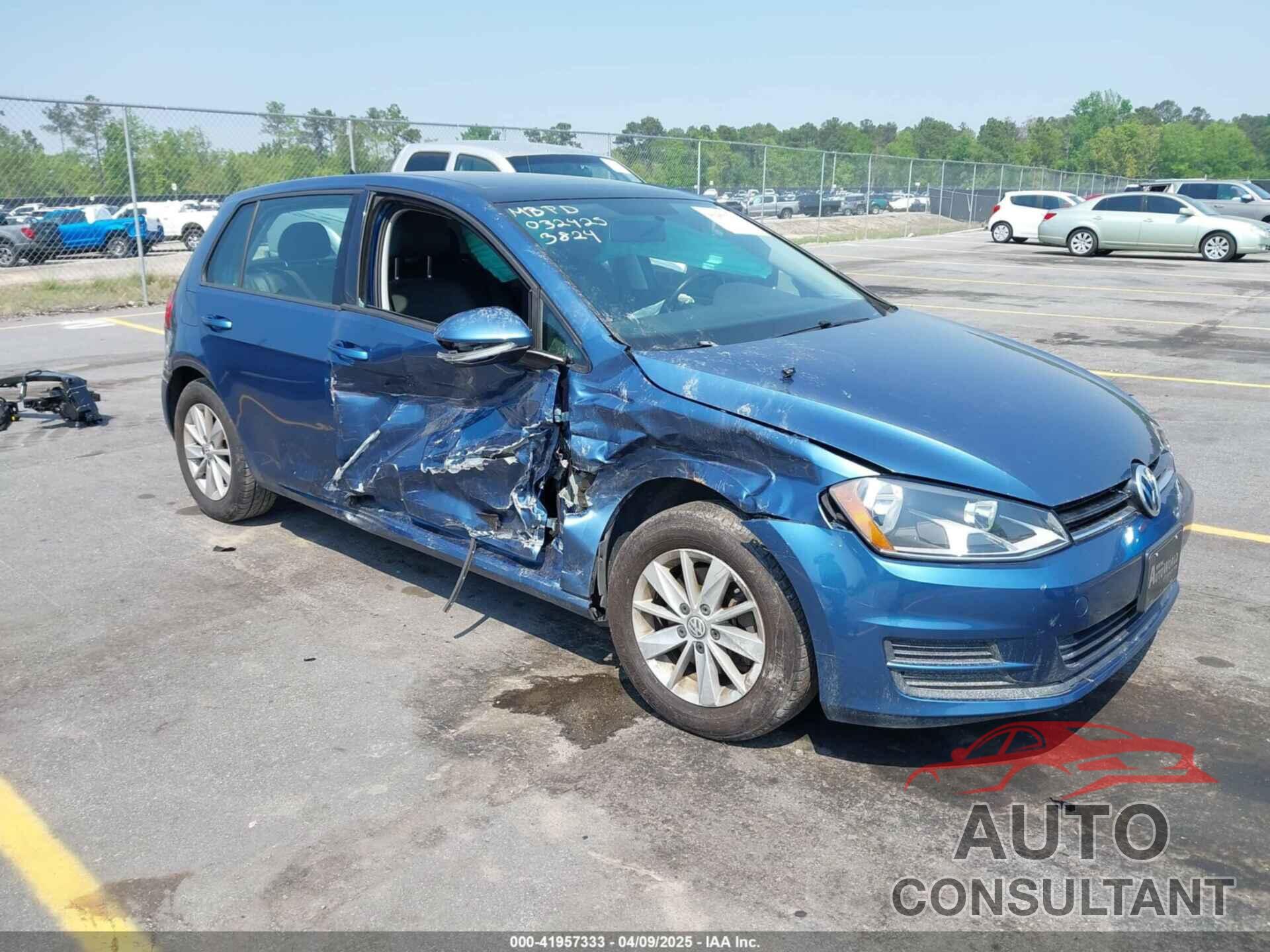 VOLKSWAGEN GOLF 2015 - 3VW217AU6FM013824