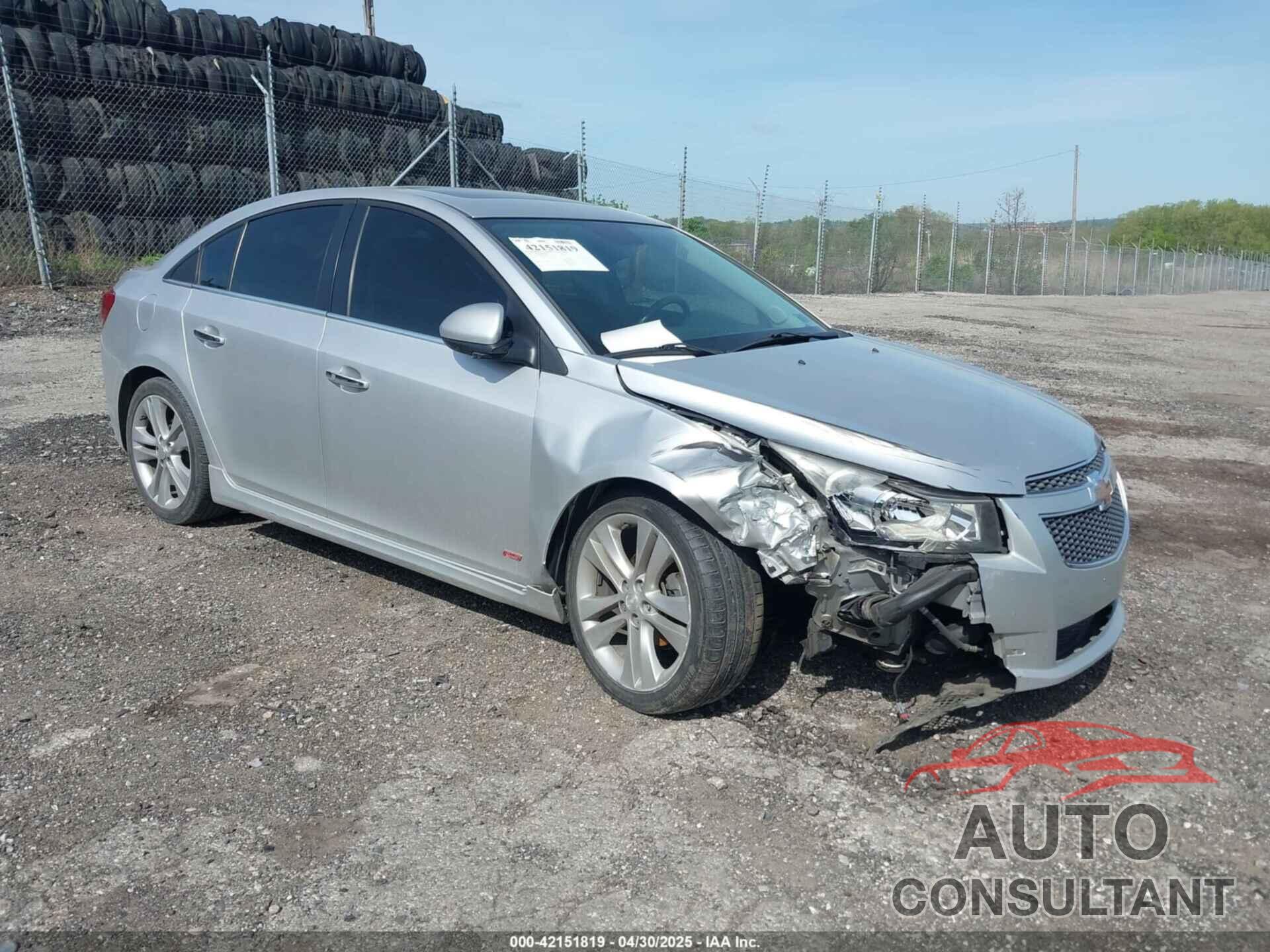 CHEVROLET CRUZE 2012 - 1G1PH5SC6C7386620
