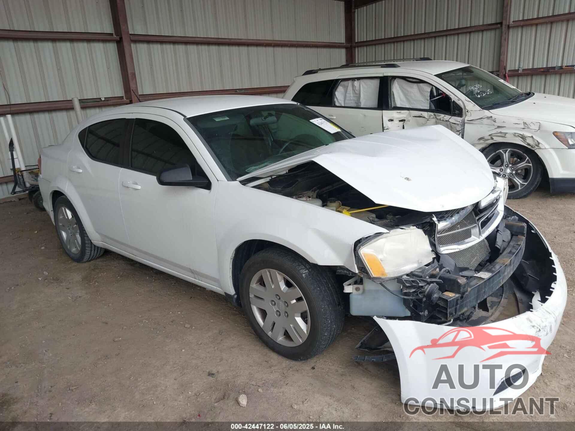 DODGE AVENGER 2013 - 1C3CDZAB5DN741893