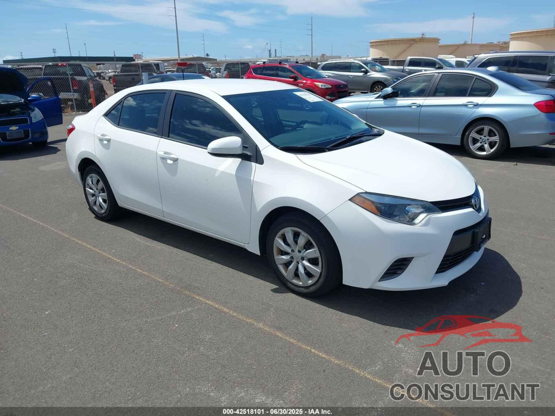 TOYOTA COROLLA 2016 - 2T1BURHE4GC651939