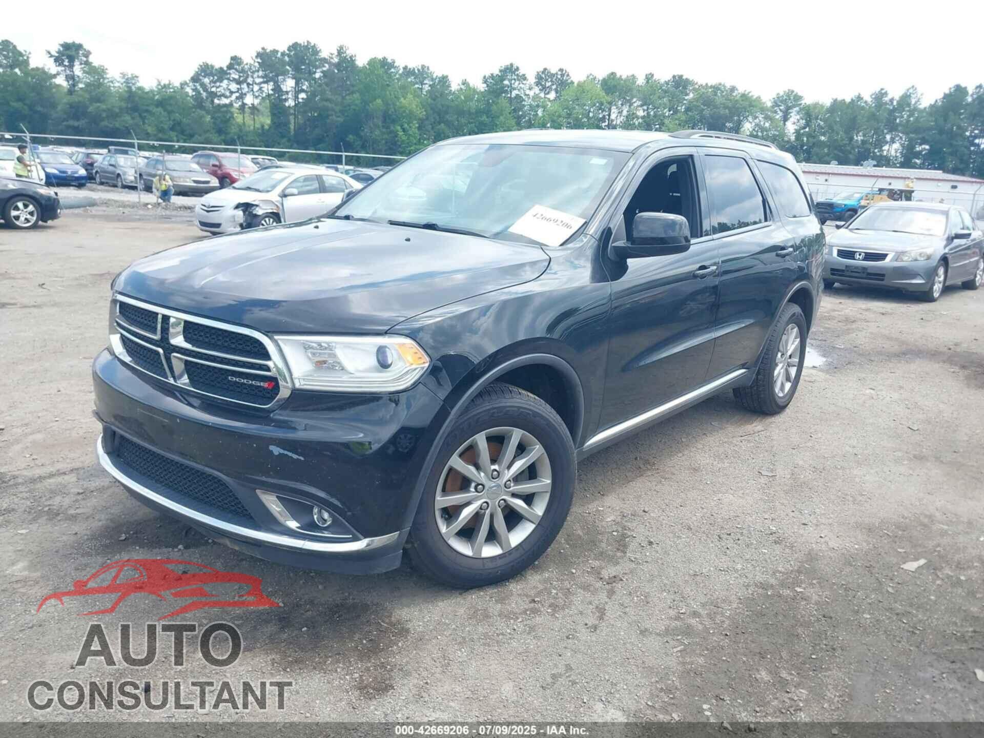 DODGE DURANGO 2017 - 1C4RDJAG7HC860405