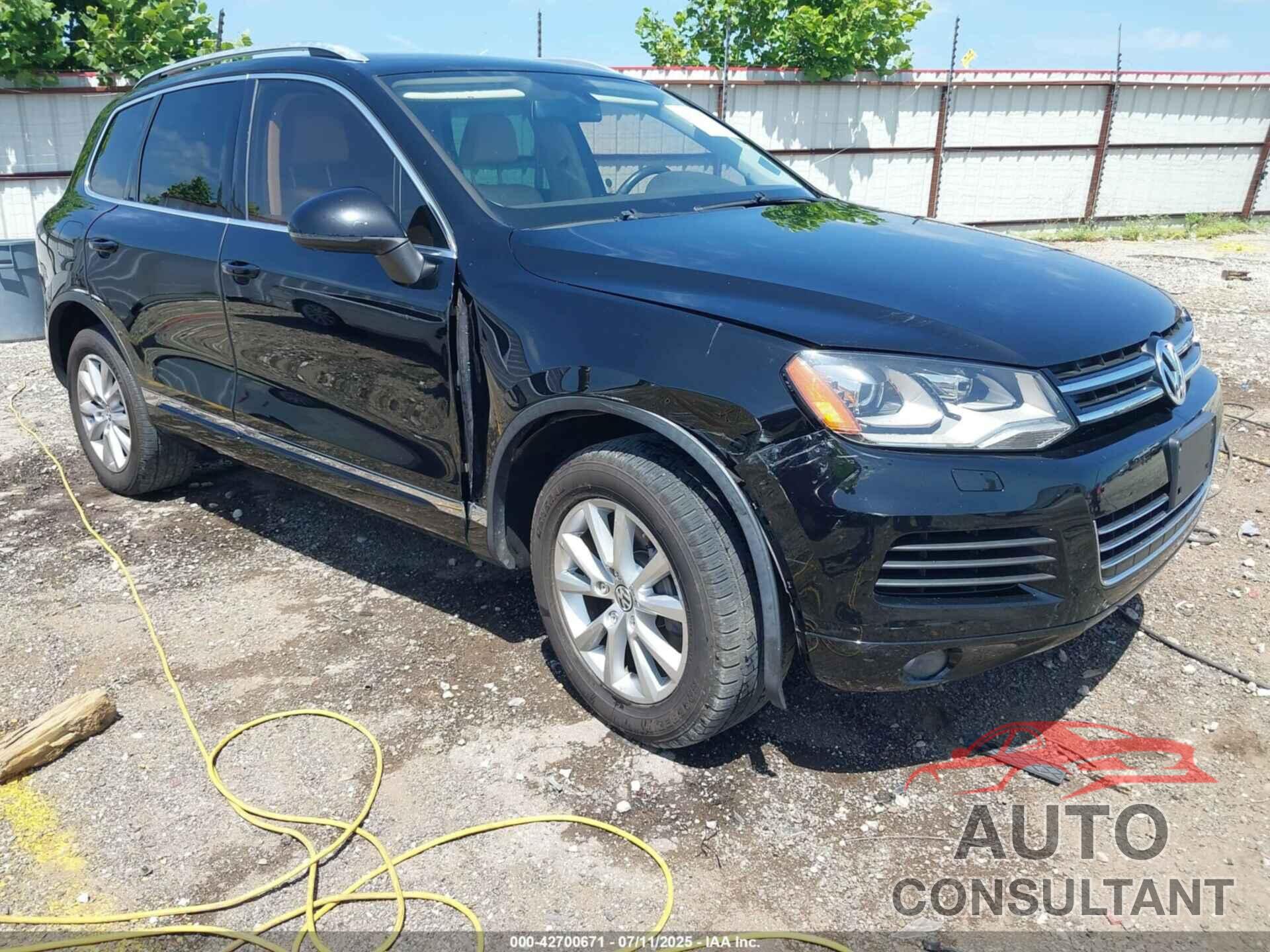 VOLKSWAGEN TOUAREG 2014 - WVGEF9BP3ED008009