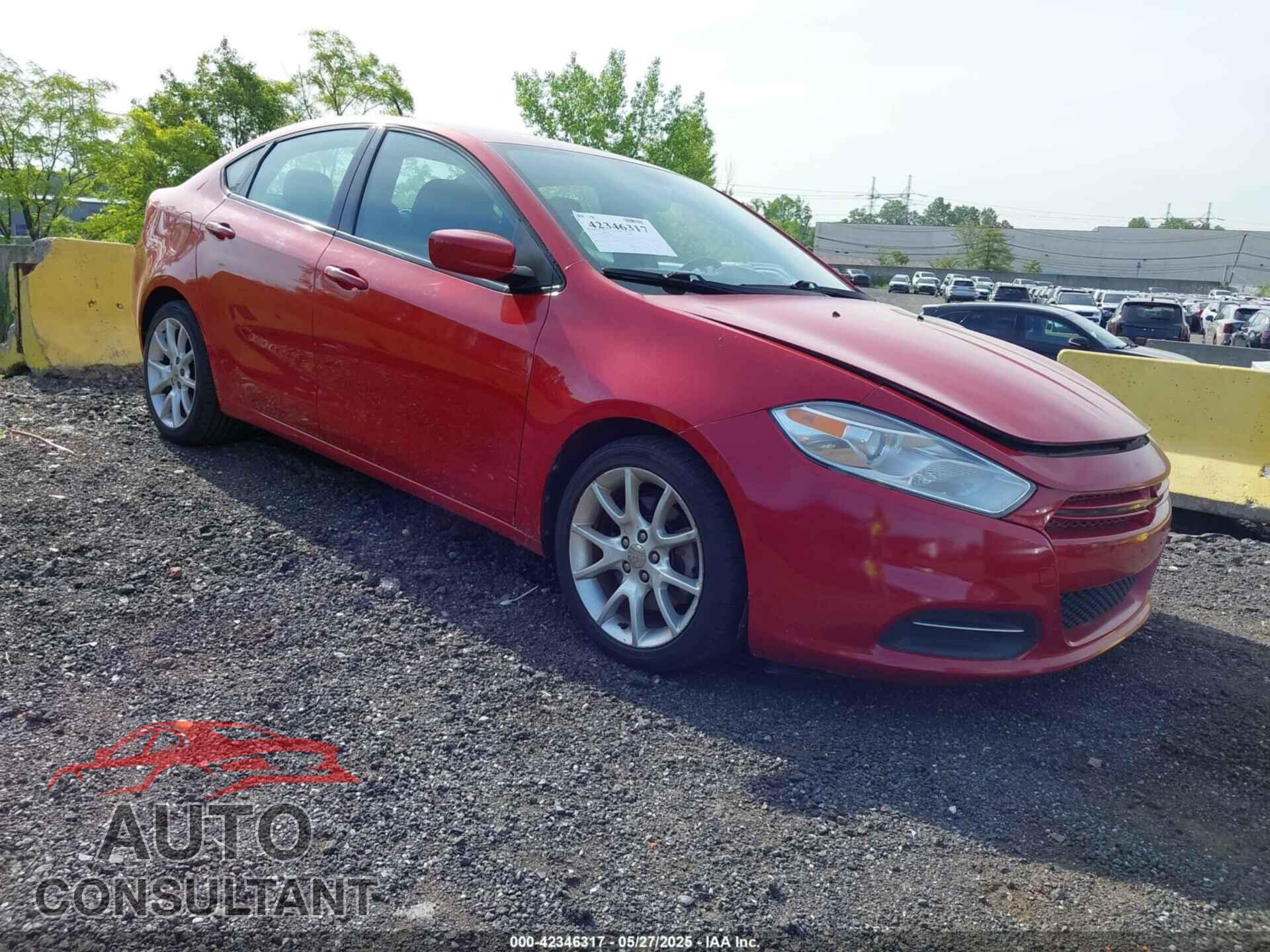 DODGE DART 2013 - 1C3CDFBA3DD202604
