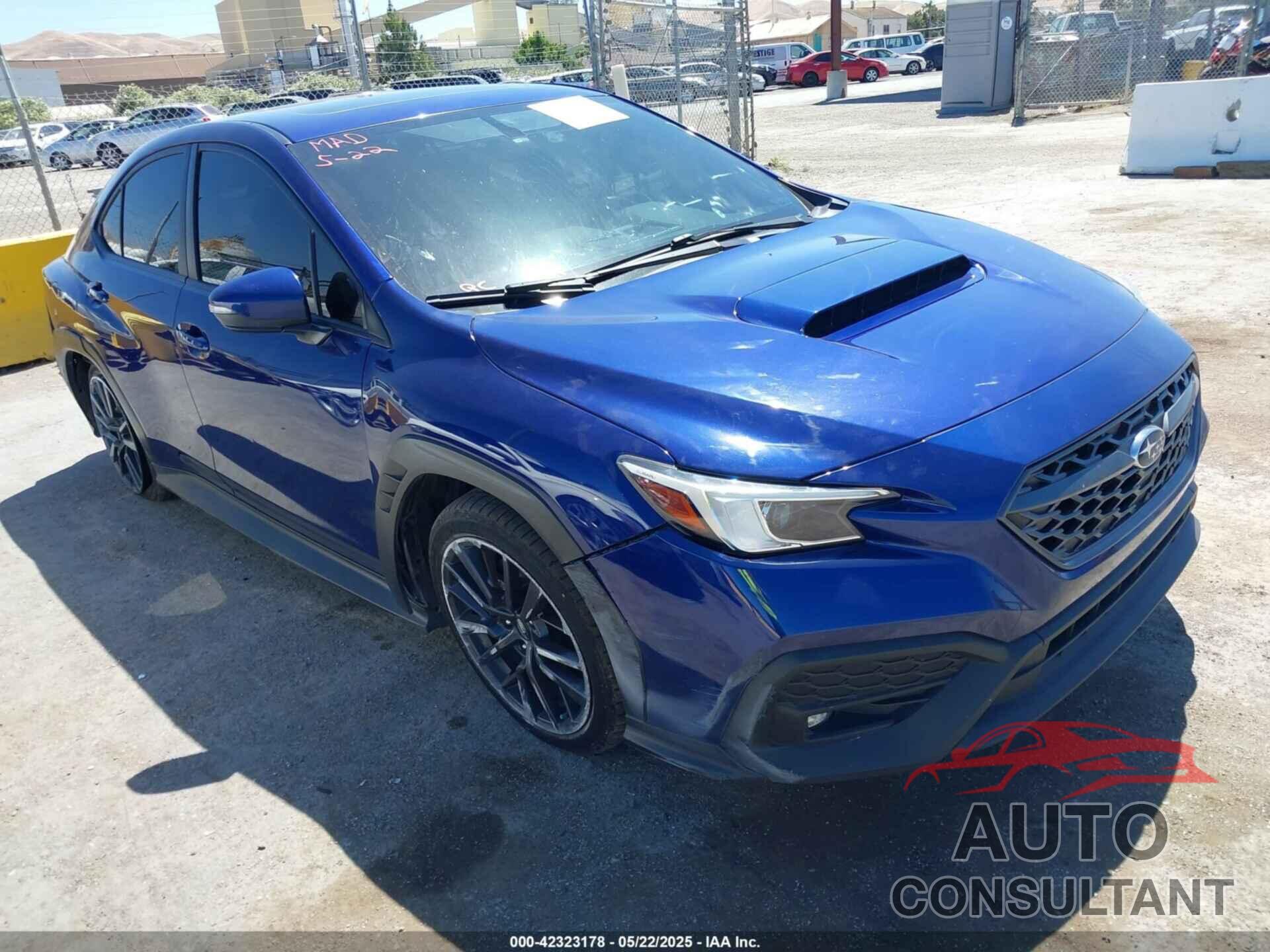 SUBARU WRX 2022 - JF1VBAL6XN9013238