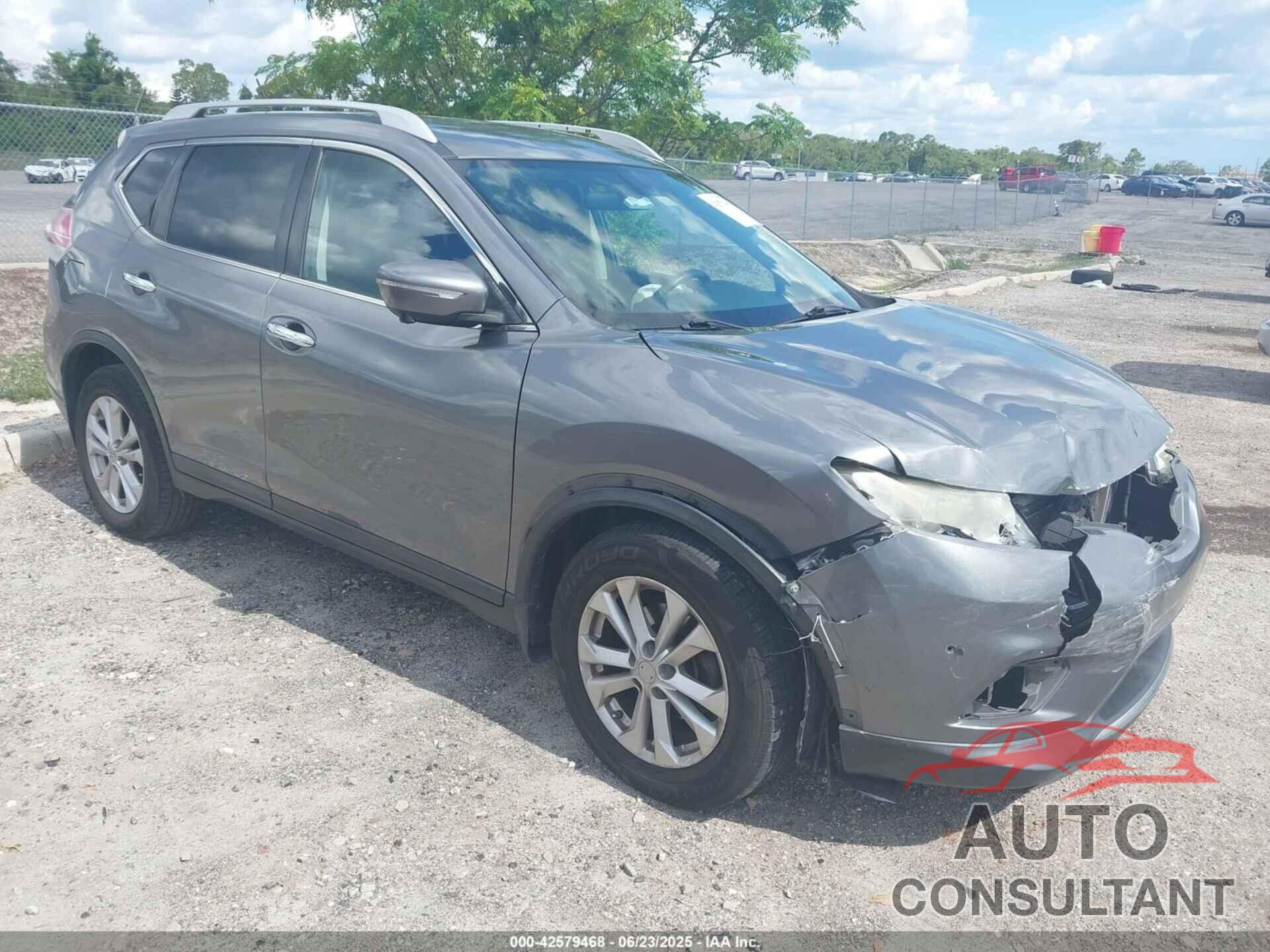NISSAN ROGUE 2015 - KNMAT2MT5FP541945