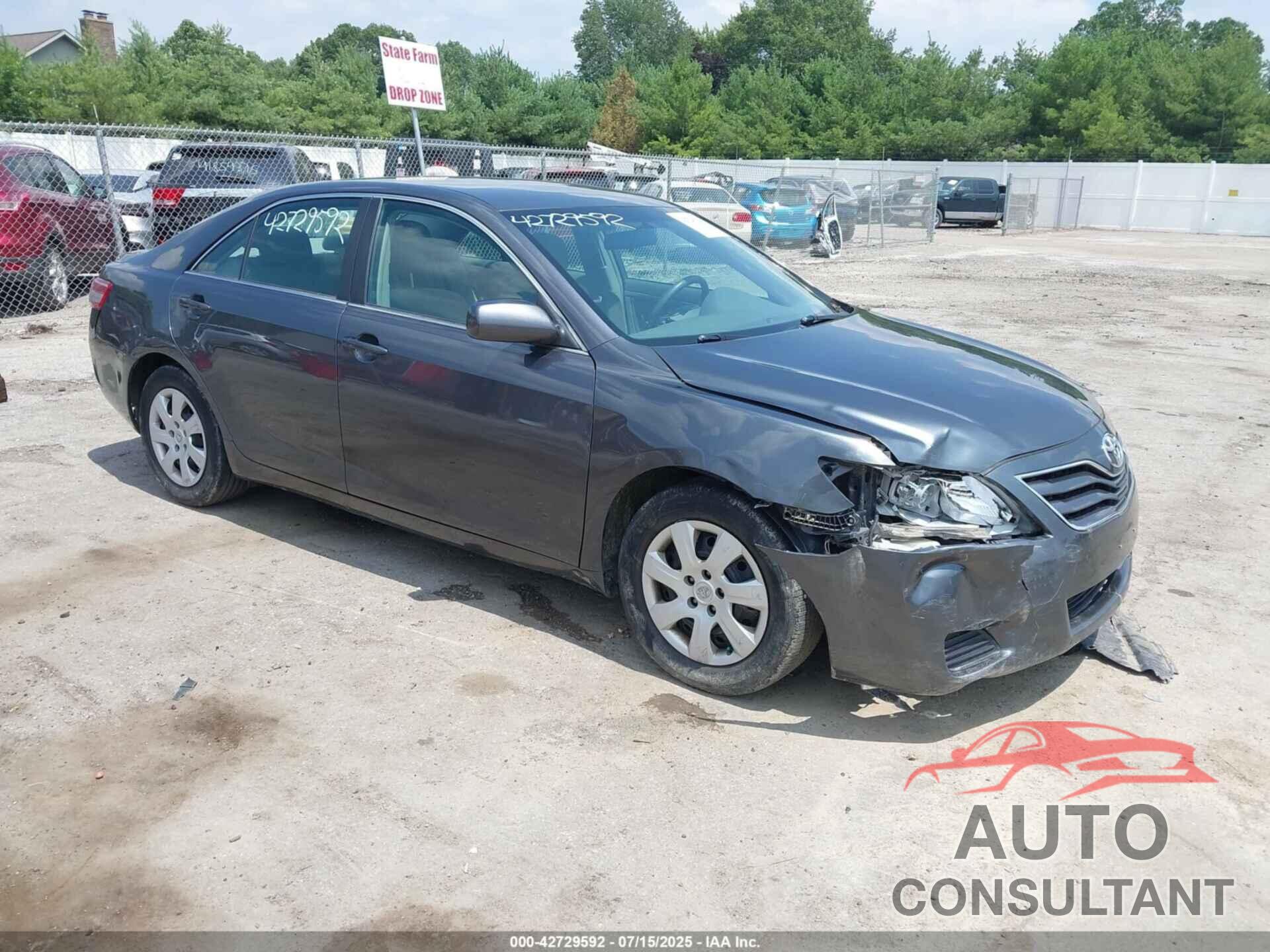 TOYOTA CAMRY 2011 - 4T1BF3EK4BU720640