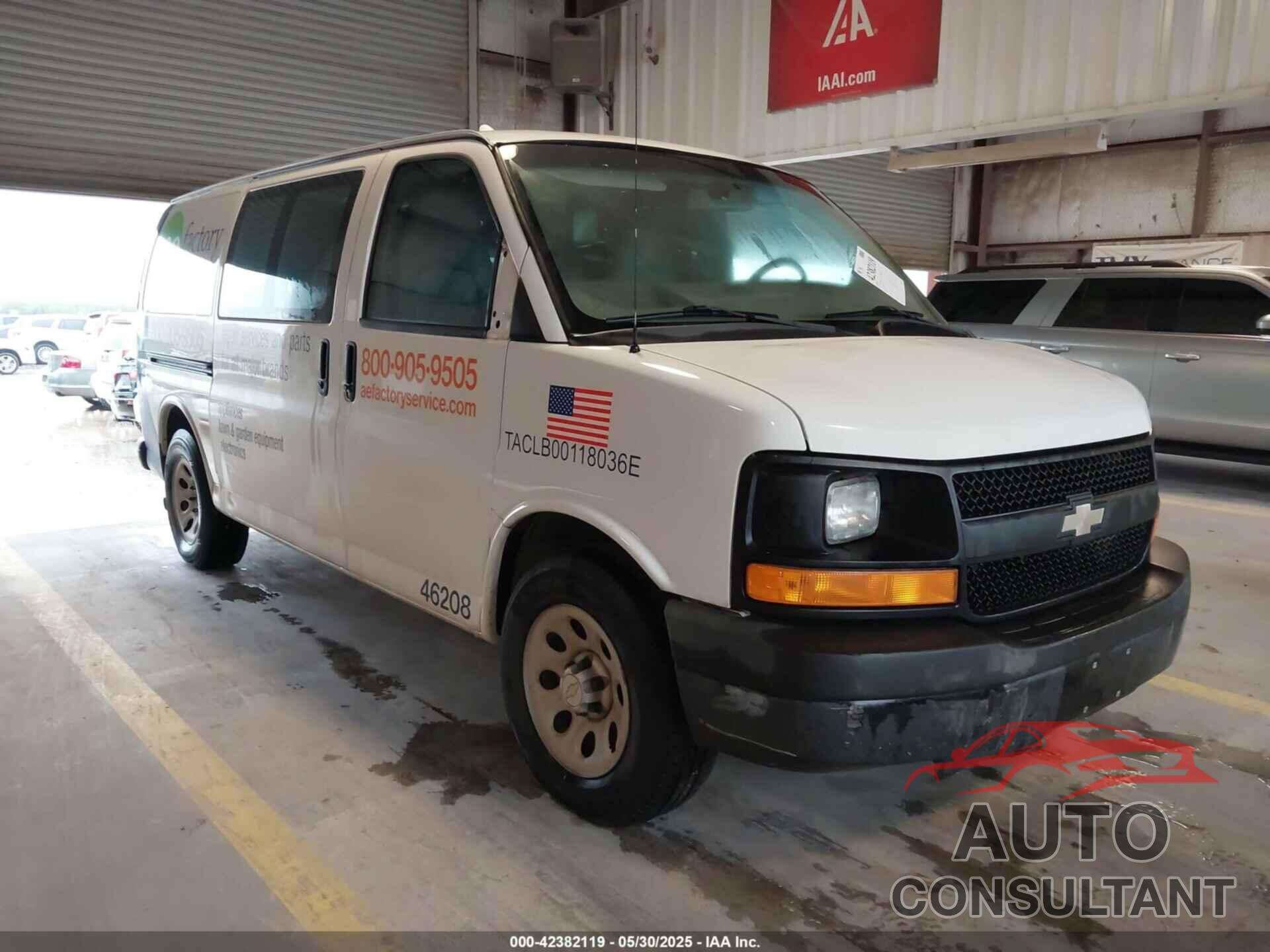 CHEVROLET EXPRESS 1500 2014 - 1GCSGAFX4E1155277