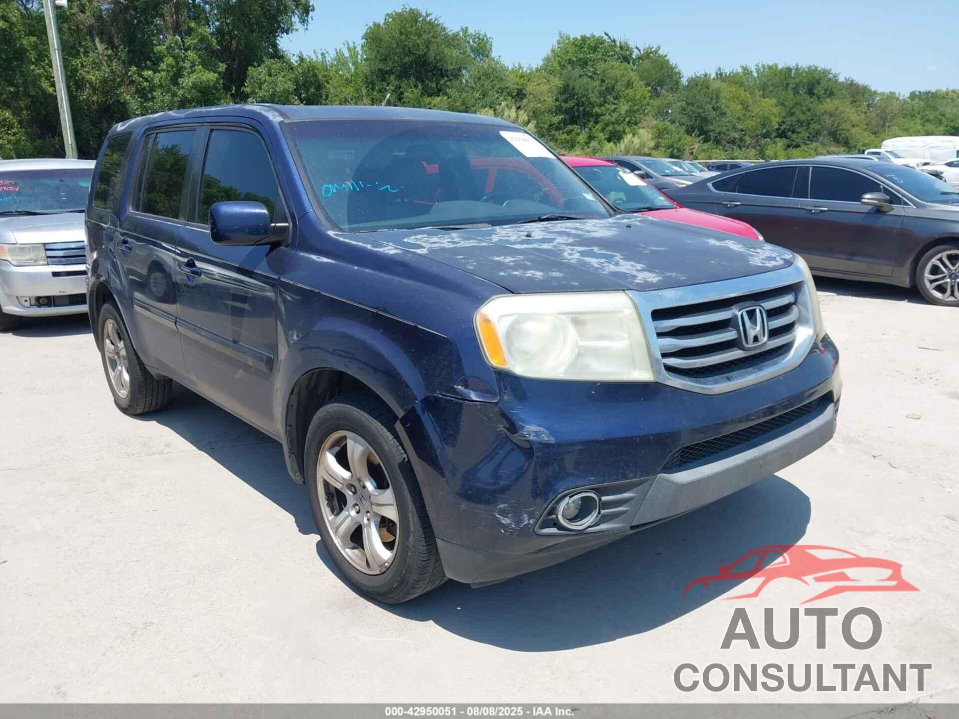 HONDA PILOT 2013 - 5FNYF3H52DB003847