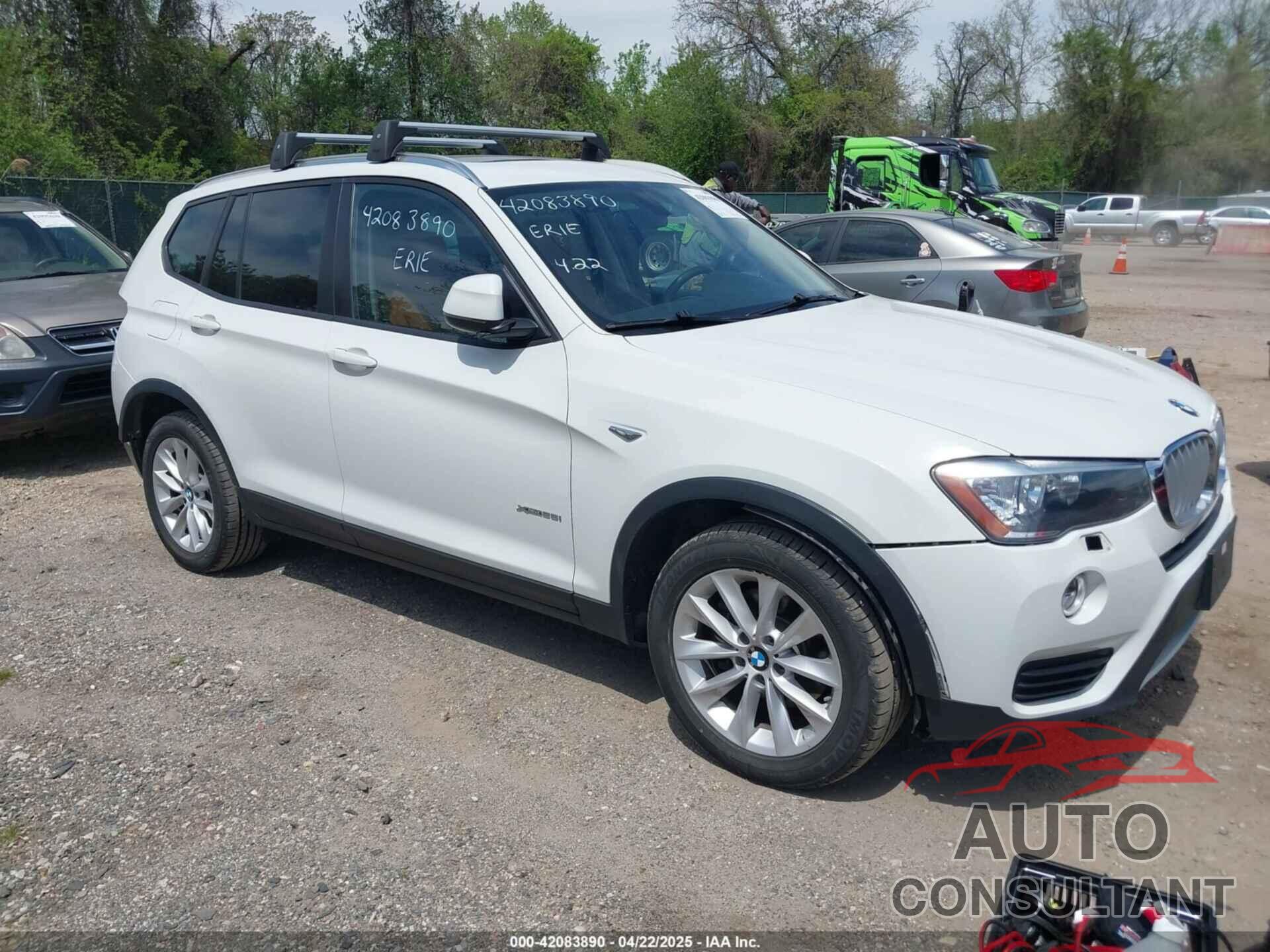 BMW X3 2017 - 5UXWX9C59H0T11213