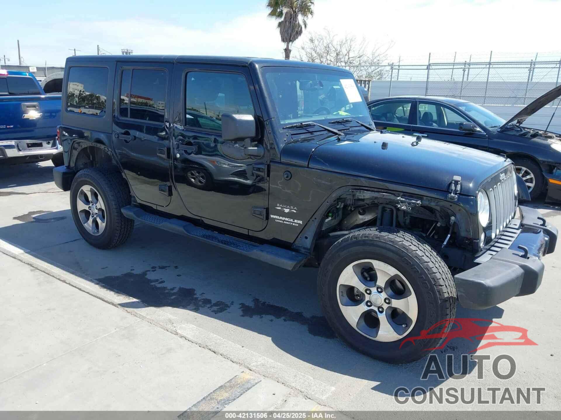 JEEP WRANGLER UNLIMITED 2017 - 1C4BJWEG4HL733872
