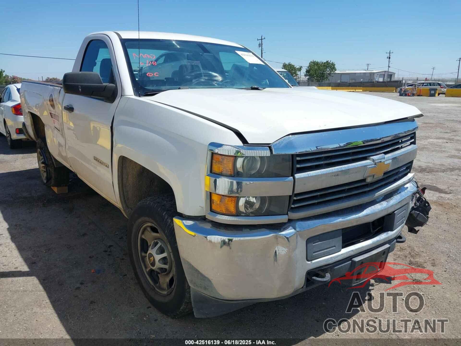 CHEVROLET SILVERADO 2500HD 2016 - 1GC0CUEG0GZ308280