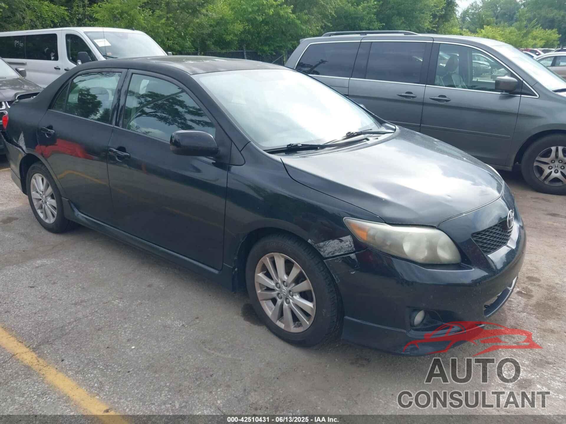 TOYOTA COROLLA 2009 - 1NXBU40E49Z035805