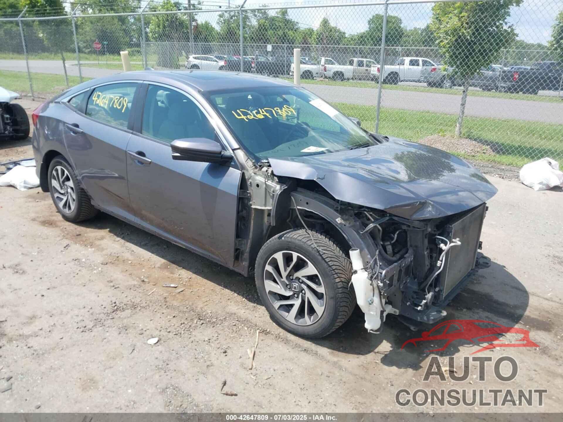 HONDA CIVIC 2017 - 19XFC2F78HE218319