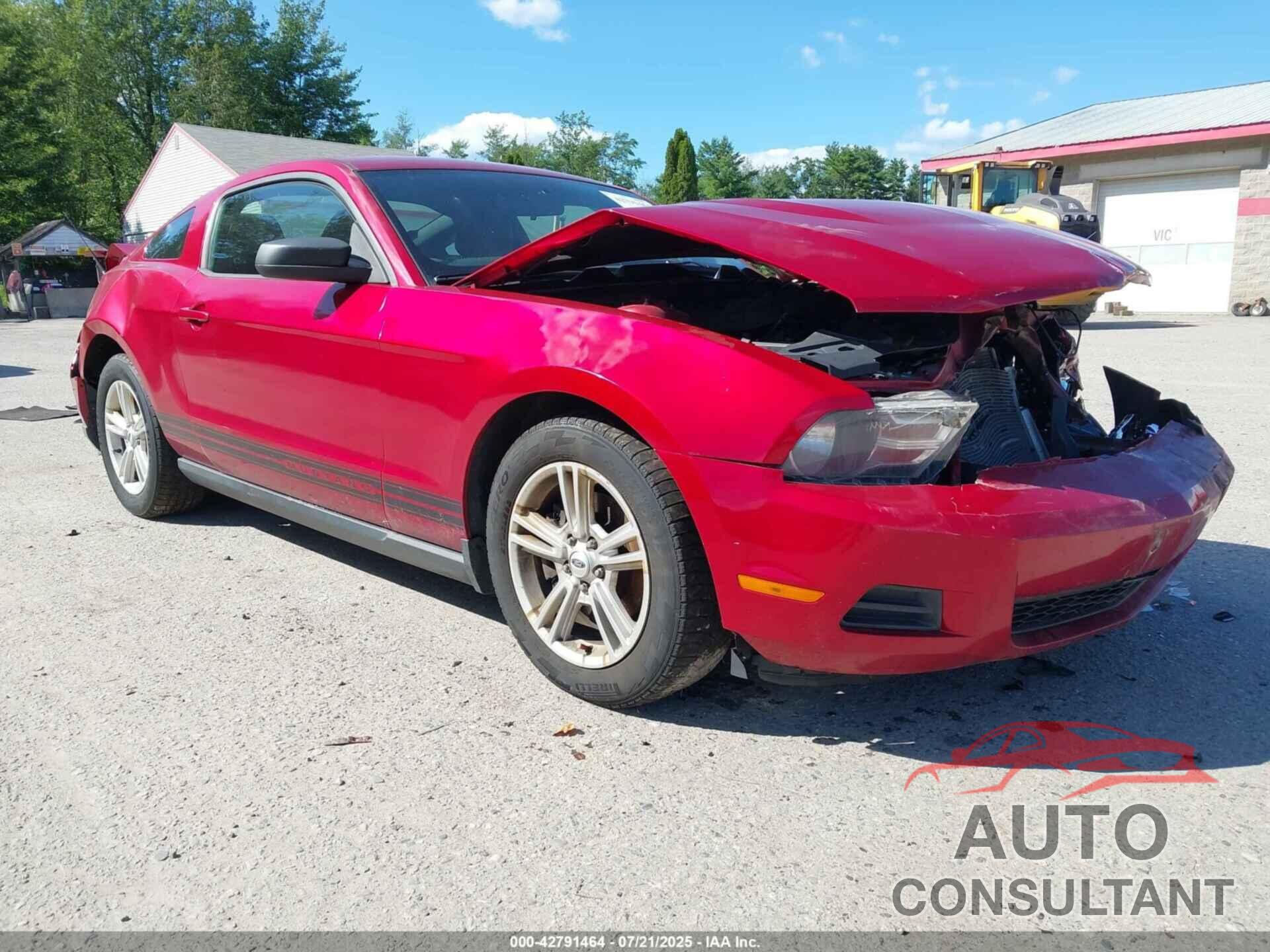 FORD MUSTANG 2012 - 1ZVBP8AM8C5284518