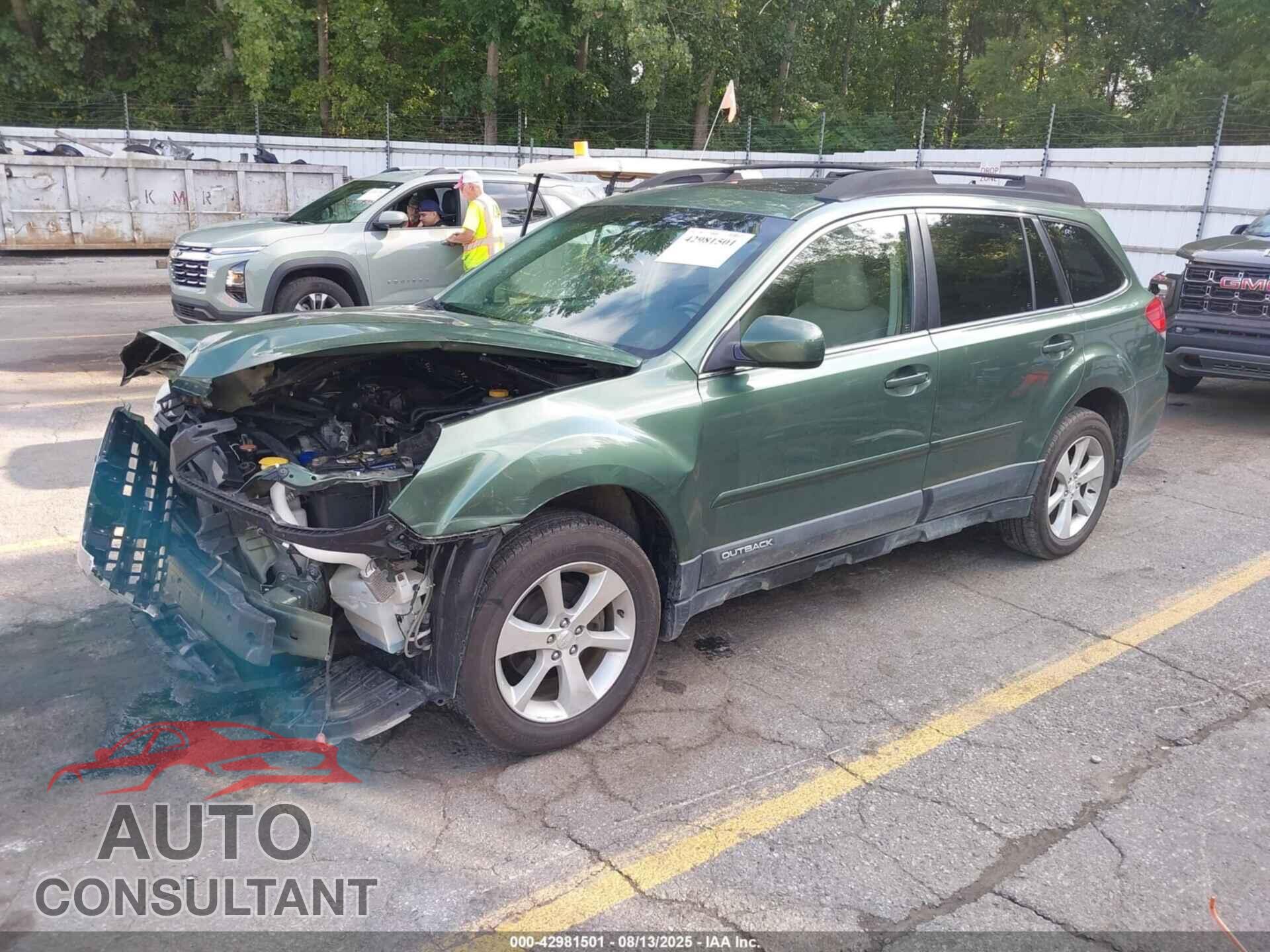 SUBARU OUTBACK 2014 - 4S4BRBLC4E3252612
