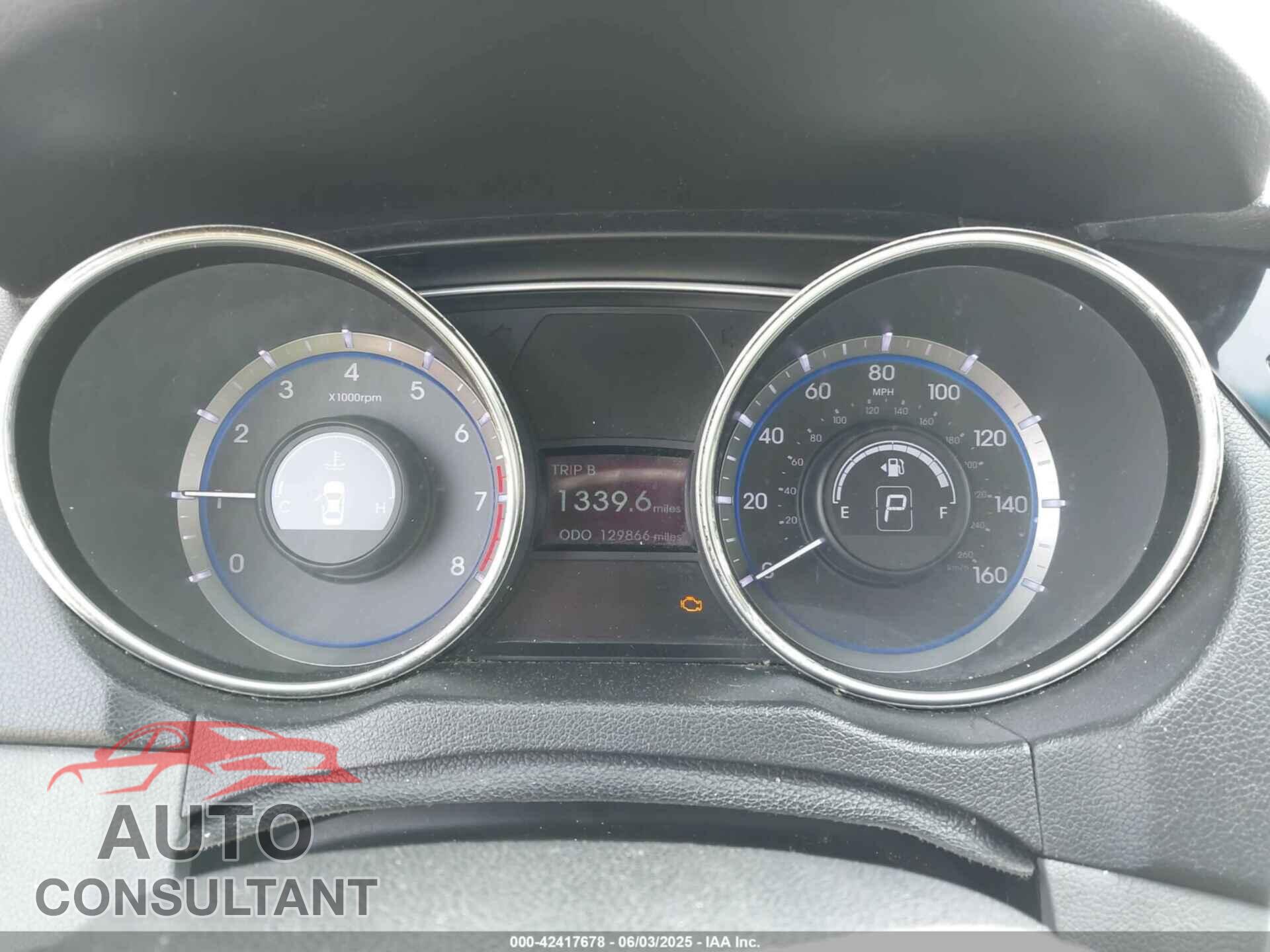 HYUNDAI SONATA 2012 - 5NPEC4AC9CH361084