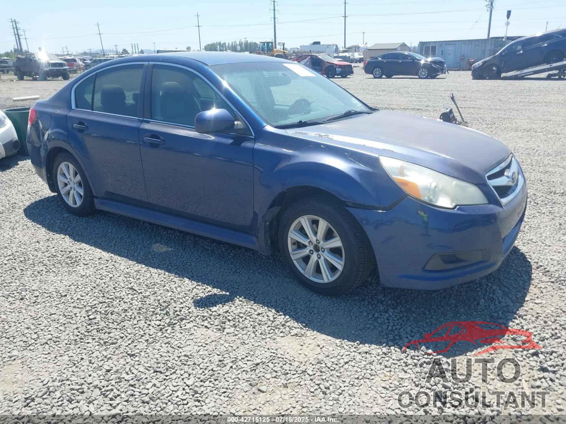 SUBARU LEGACY 2011 - 4S3BMBC62B3210643