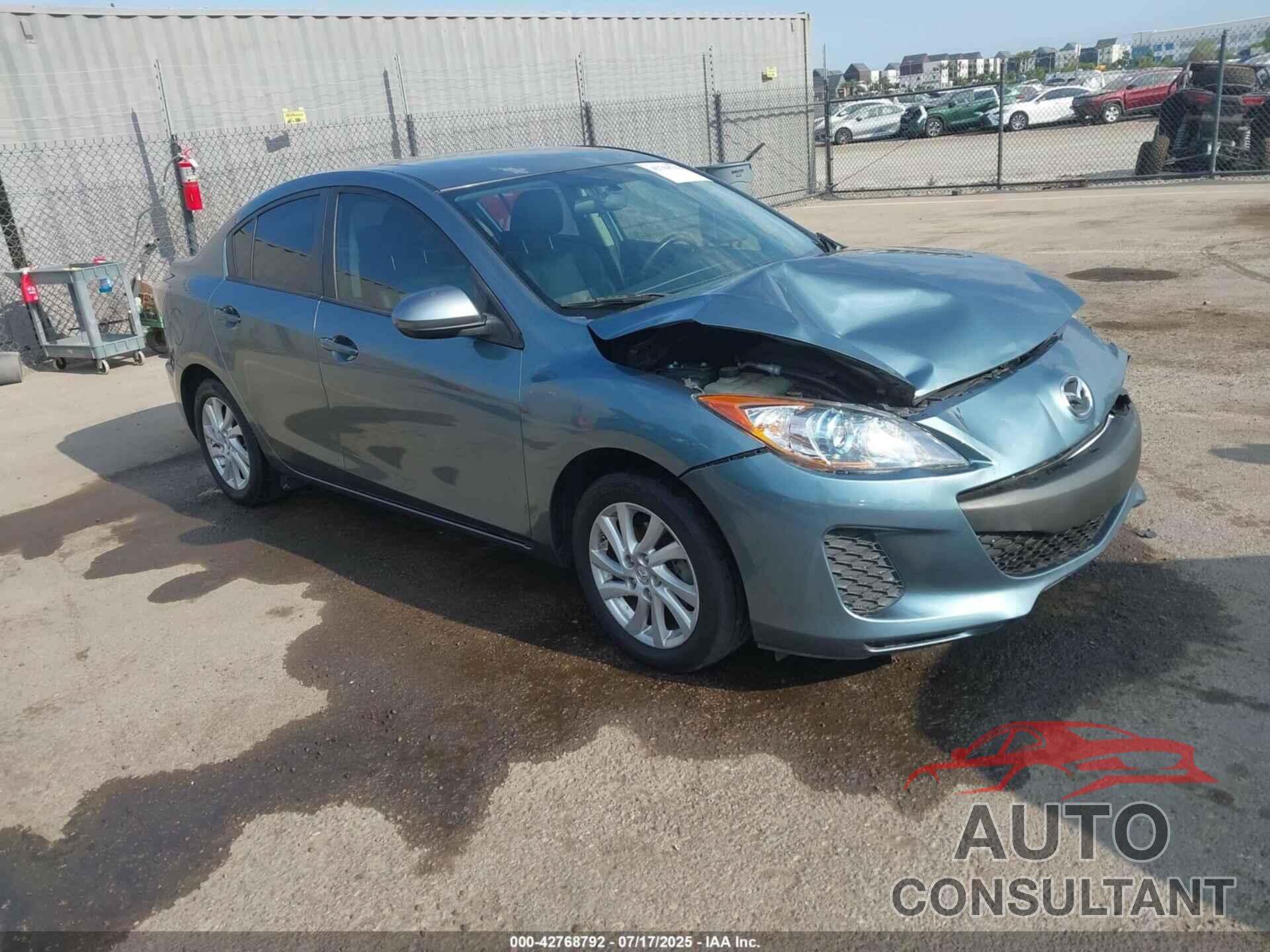 MAZDA MAZDA3 2012 - JM1BL1W88C1655833