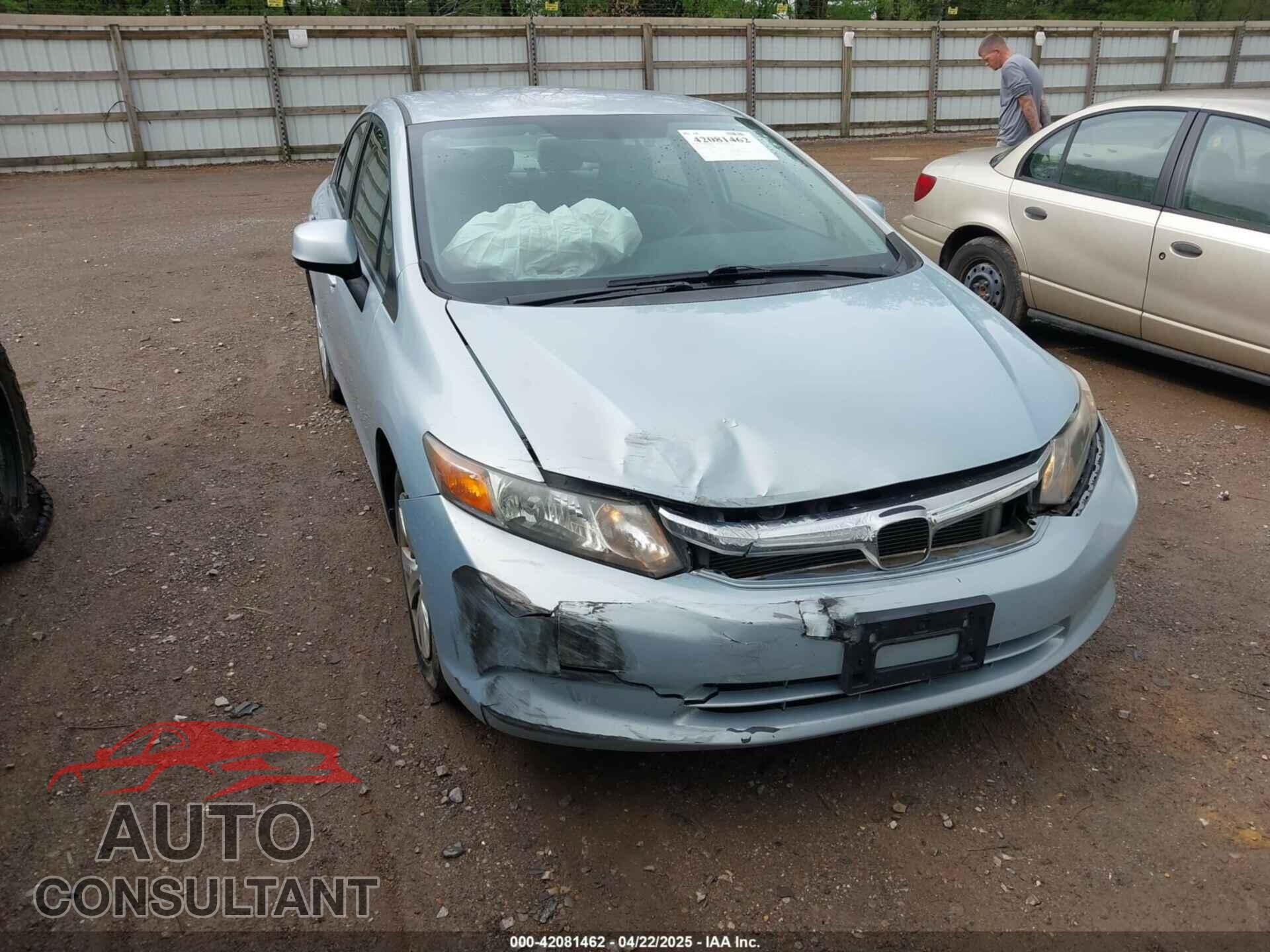 HONDA CIVIC 2012 - 2HGFB2F53CH566786