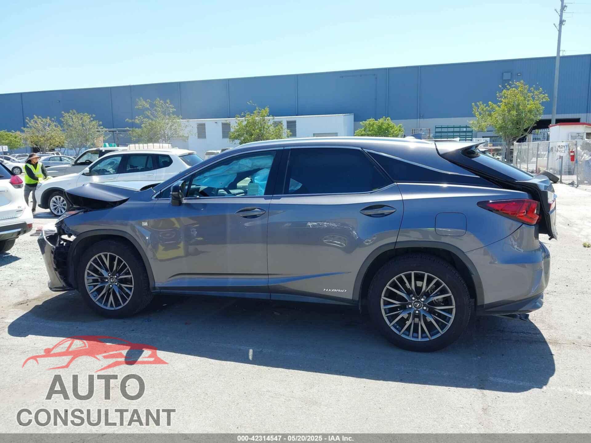 LEXUS RX 450H 2017 - 2T2BGMCA1HC017547