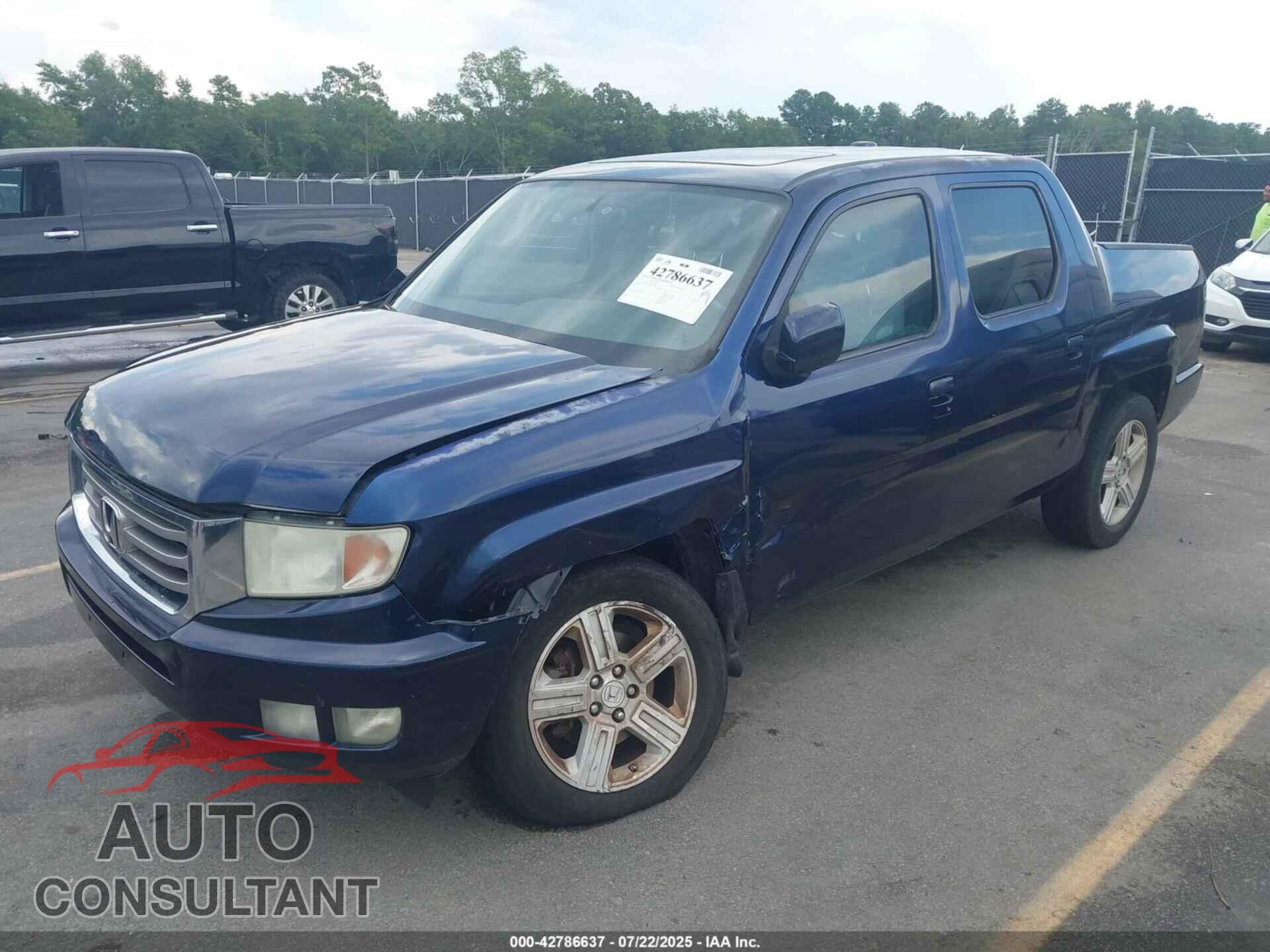 HONDA RIDGELINE 2013 - 5FPYK1F57DB006480
