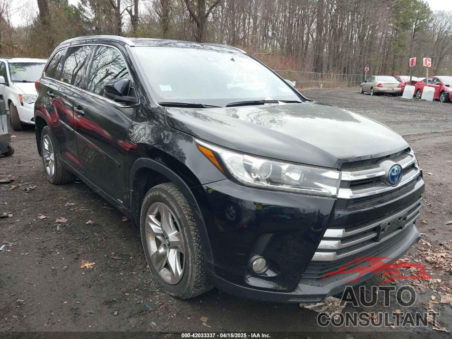 TOYOTA HIGHLANDER HYBRID 2017 - 5TDDGRFH3HS022162