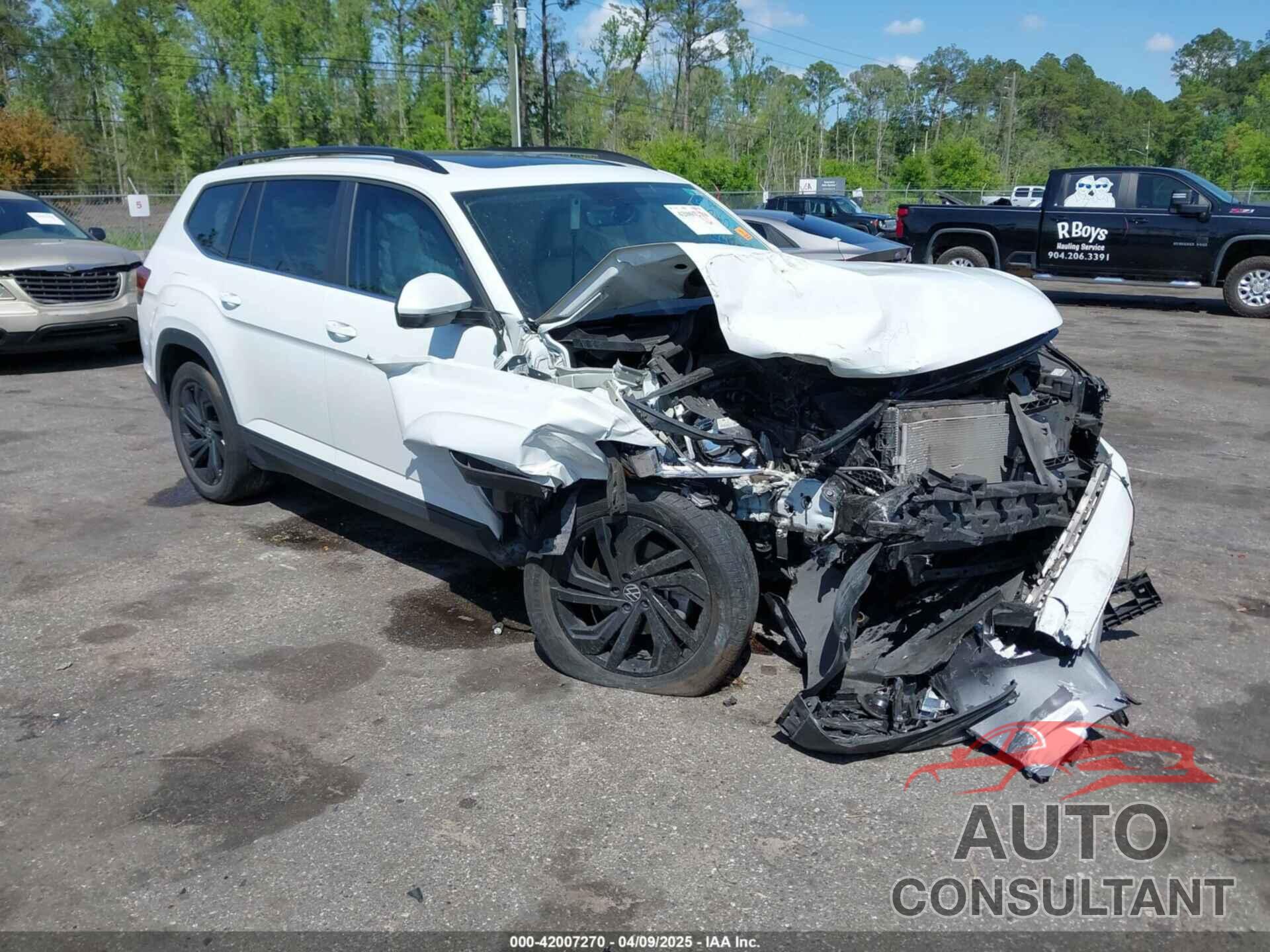 VOLKSWAGEN ATLAS 2022 - 1V2JR2CAXNC521001