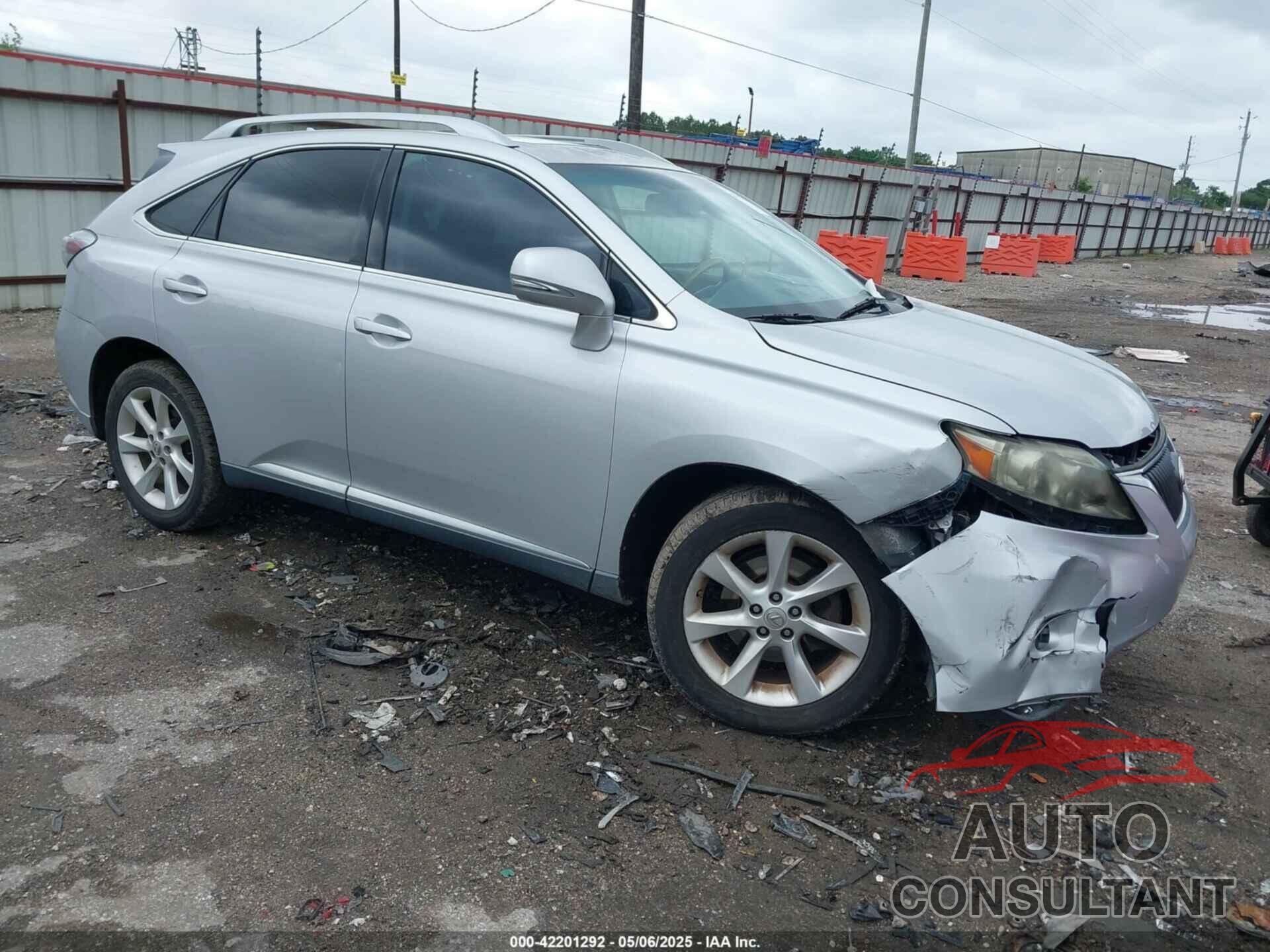 LEXUS RX 350 2010 - 2T2ZK1BA2AC018581